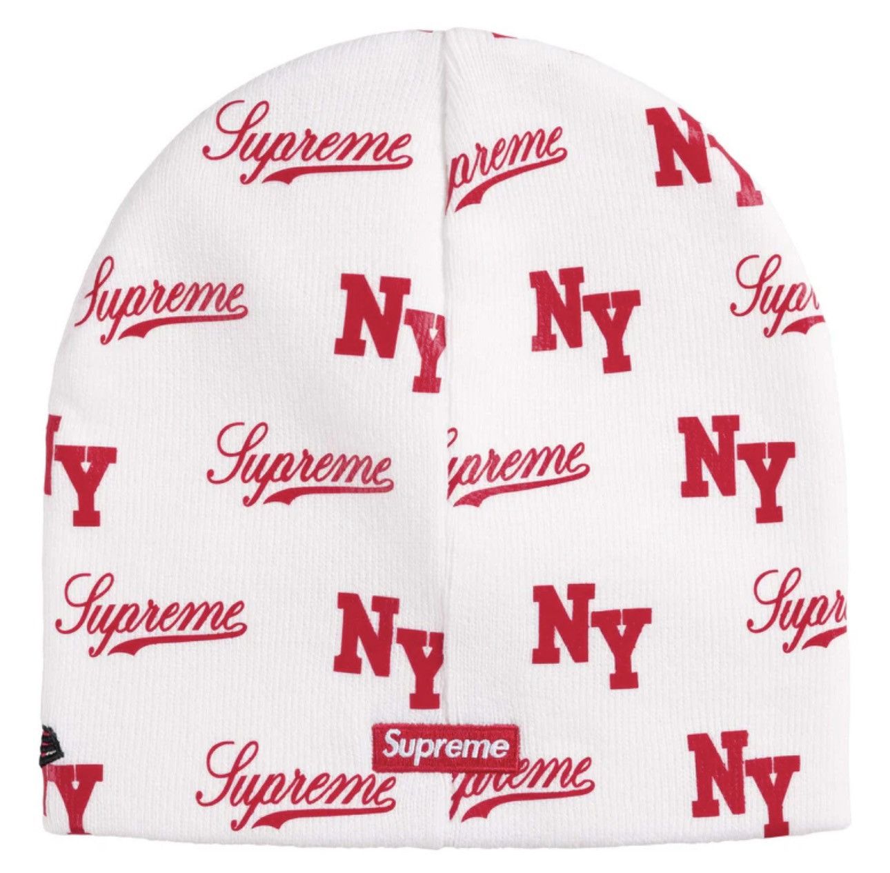 Supreme Supreme new era monogram beanie white NEW PRESALE Size ONE SIZE - 2 Thumbnail