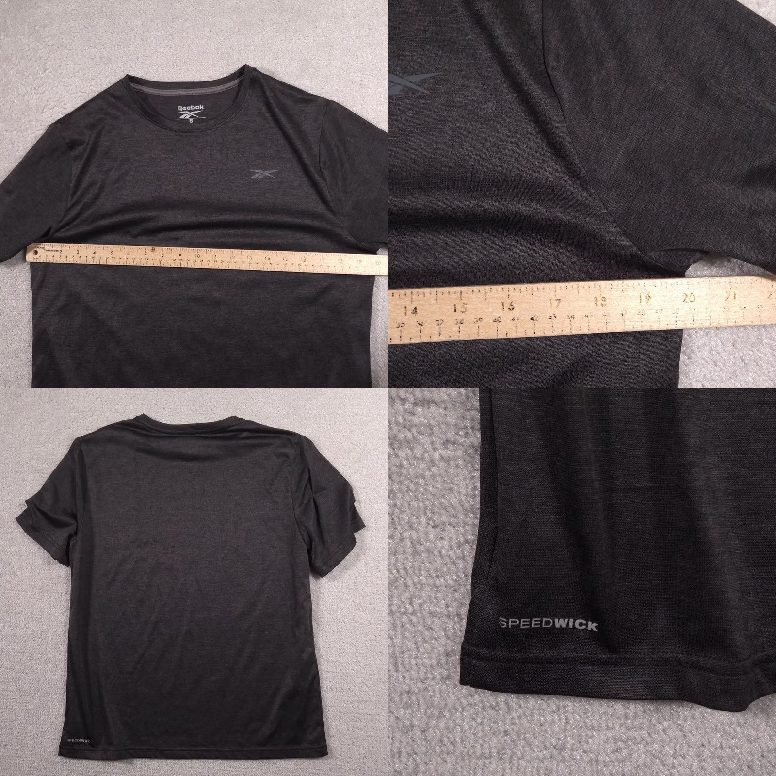 Reebok Reebok Shirt Mens Small Gray Speedwick Performance Athletic Running Tee Top Size US S / EU 44-46 / 1 - 8 Thumbnail