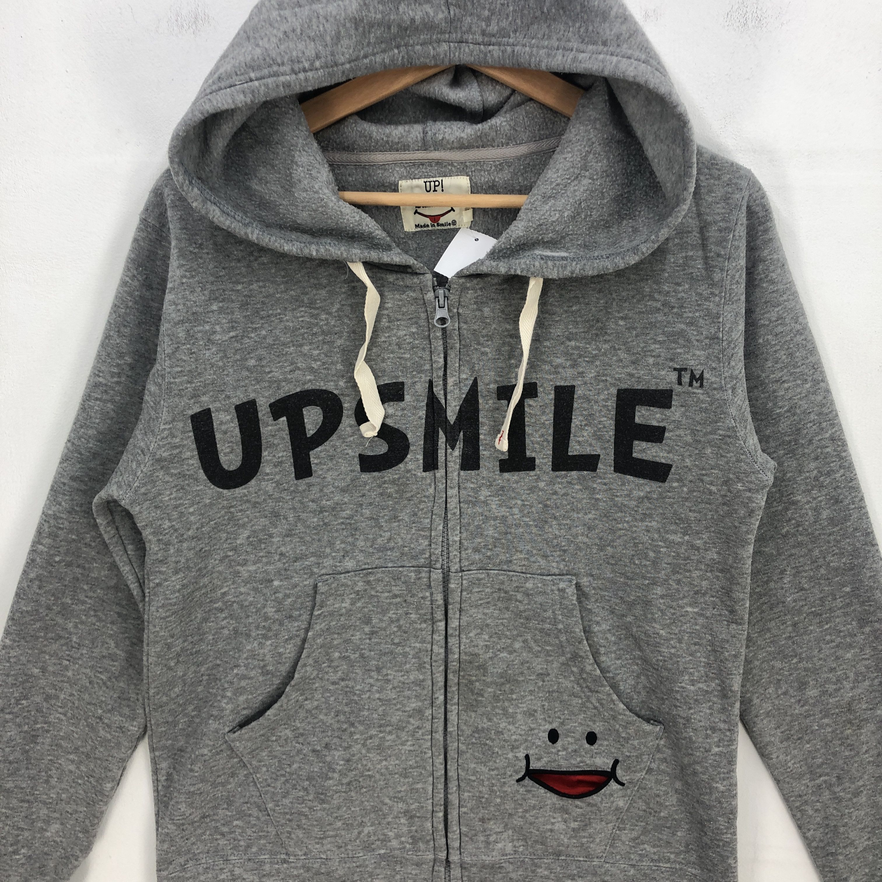 If Six Was Nine × Japanese Brand × Vintage Vintage Smile Up Hoodie Sweater Japanese Smile Sweatshirt Size S / US 4 / IT 40 - 5 Thumbnail
