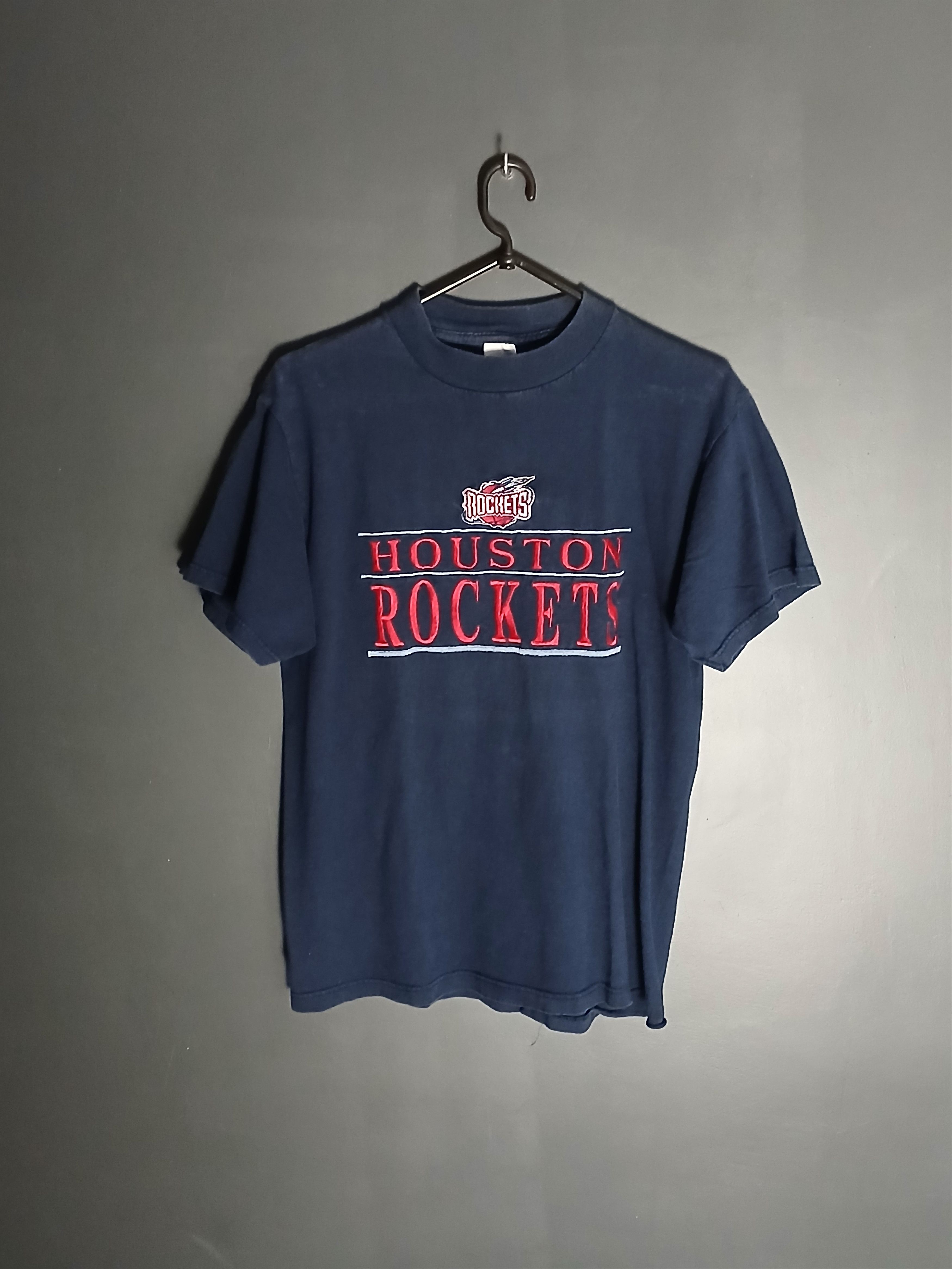 NBA × Vintage Vintage NBA Huston Rockets Basketball T-Shirt Size US M / EU 48-50 / 2 - 1 Thumbnail