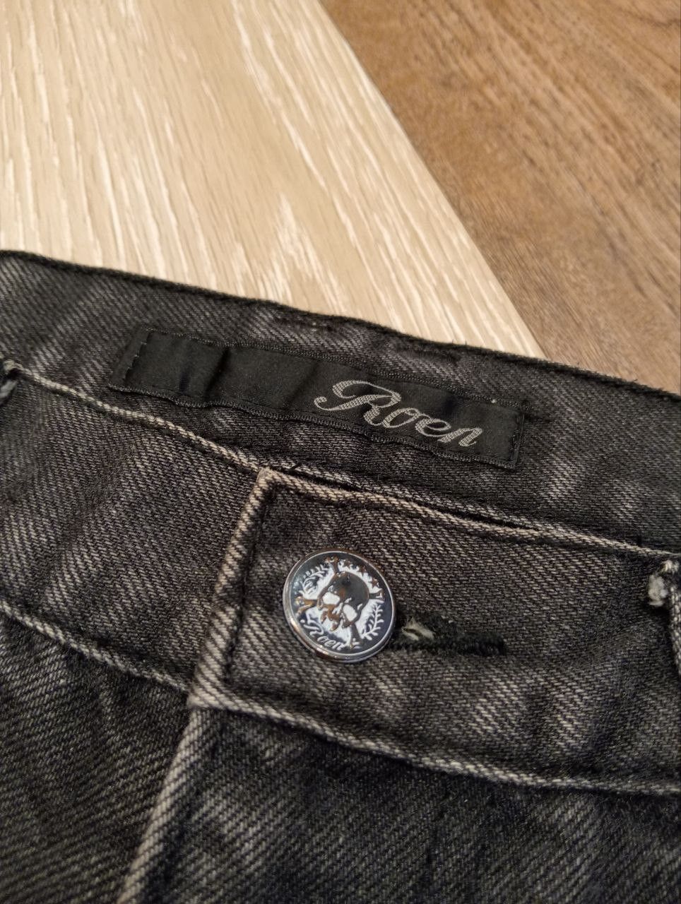 Roen ROEN X HIROMU TAKAHARA SKULLS LEATHER POCKET JEANS Size US 30 / EU 46 - 11 Thumbnail