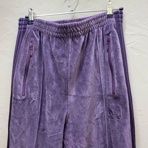 Needles Sweat Pants Velour Track Side Tape Purple Size US 26 / EU 42 - 3 Thumbnail