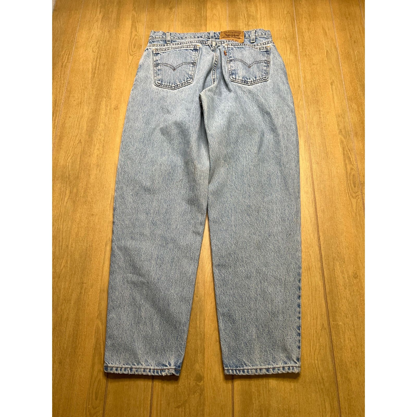 Levi's Vintage Levi’s 560 Loose Fit Tapered Jeans USA 33x32 Orange Size US 33 - 3 Thumbnail