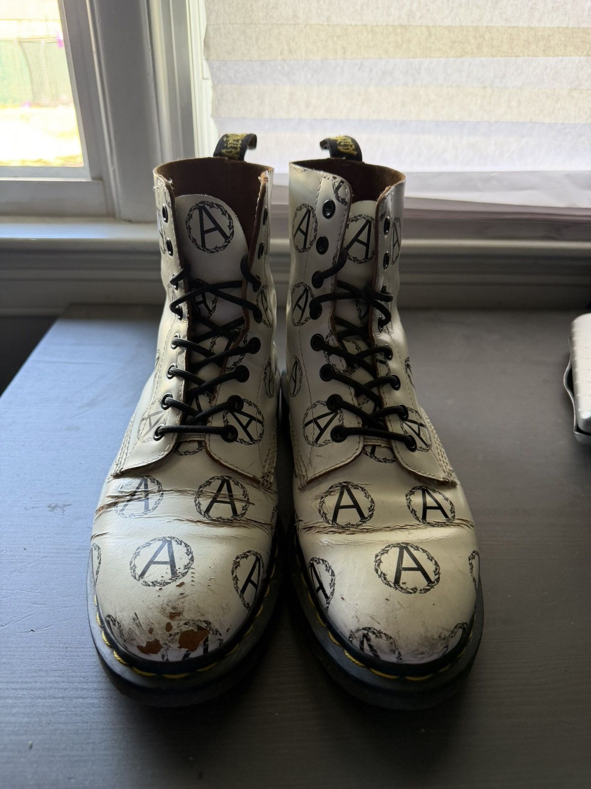 Supreme × Undercover supreme x undercover doc martens | Grailed