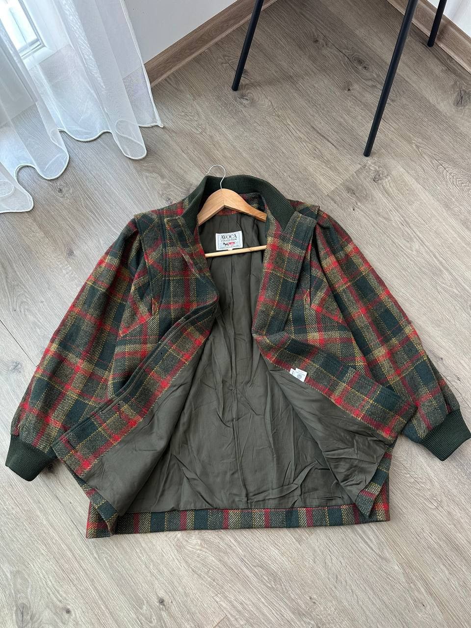 Other UK Vintage Avoca Ireland Wool Checked Collection Jacket Size M / US 6-8 / IT 42-44 - 8 Thumbnail