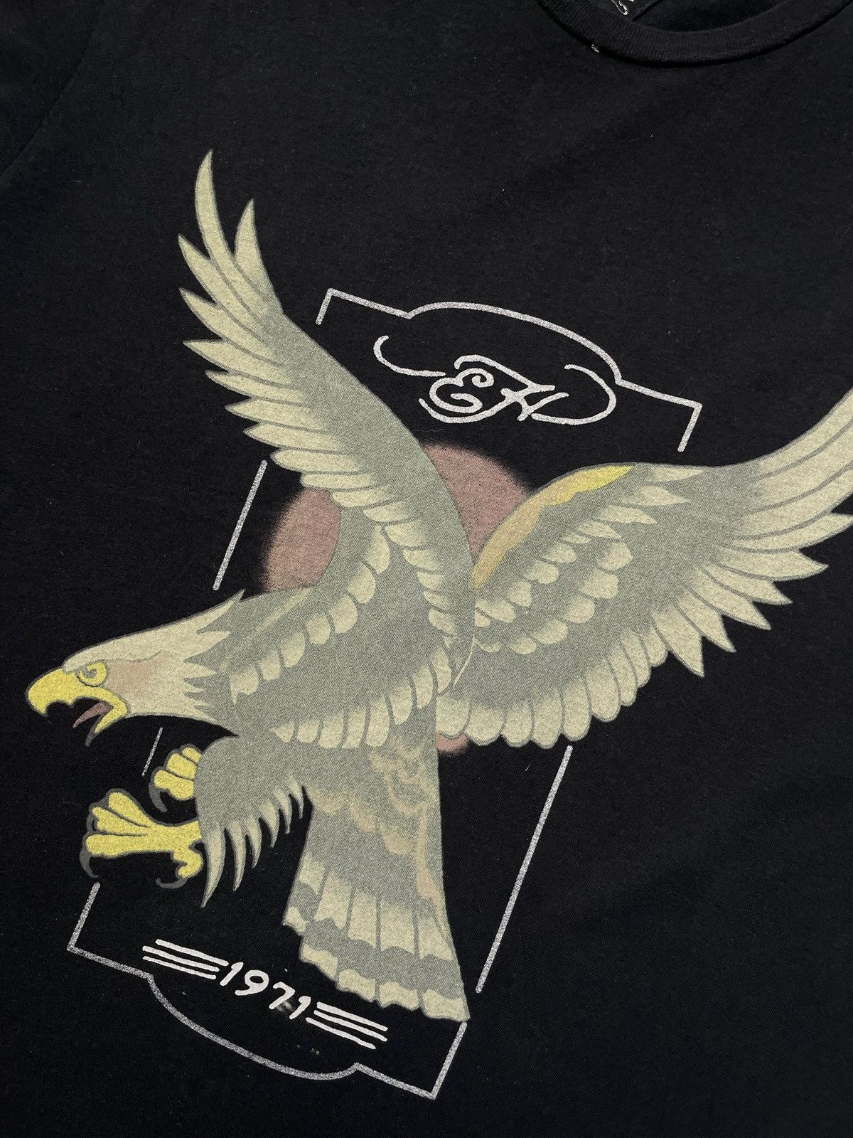 Ed Hardy × Vintage Vintage Ed Hardy logo tee Eagle size L black Size US L / EU 52-54 / 3 - 2 Thumbnail