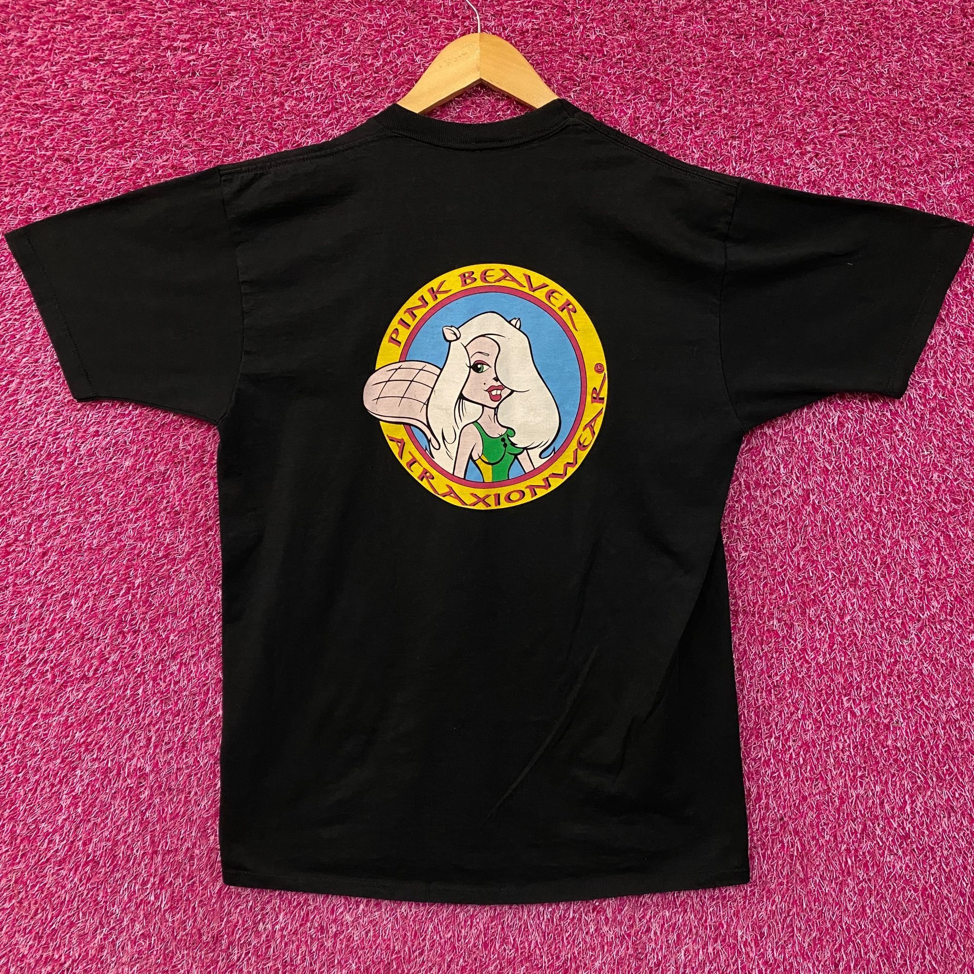 Other Pink Beaver Atraxion Wear Graphic Design T-Shirt Large Size US L / EU 52-54 / 3 - 1 Thumbnail