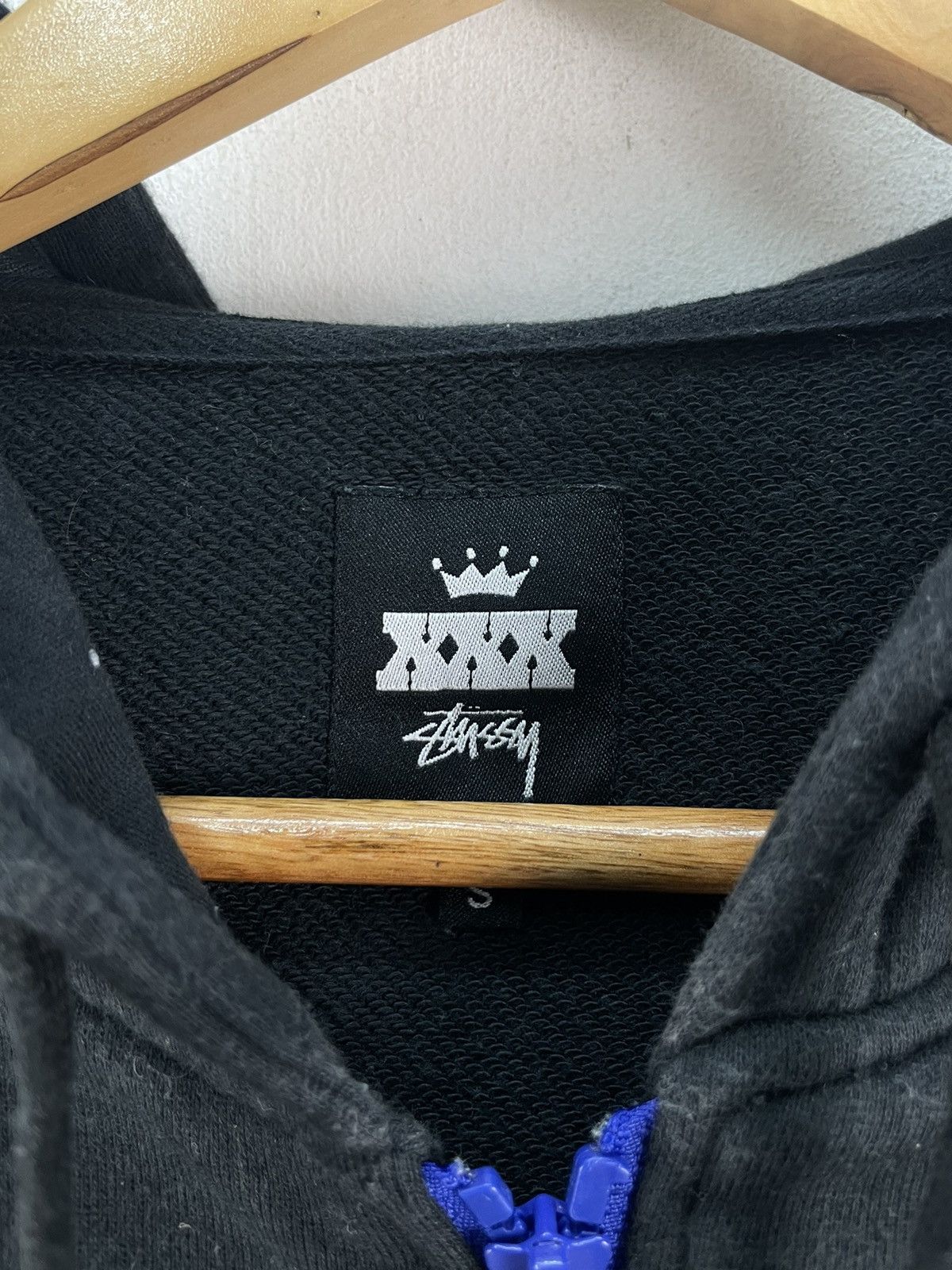 Stussy × Vintage Vintage Stussy Hoodie Zipper Pullover Sweatshirt Size US S / EU 44-46 / 1 - 5 Thumbnail