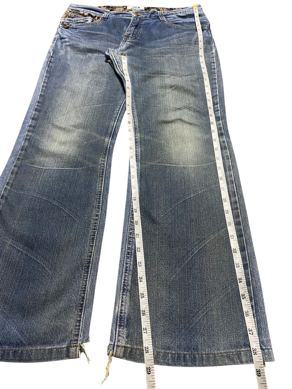 Hysteric Glamour Vintage Japanese Brand Piko Flare Denim Jeans Size US 33 - 15 Thumbnail