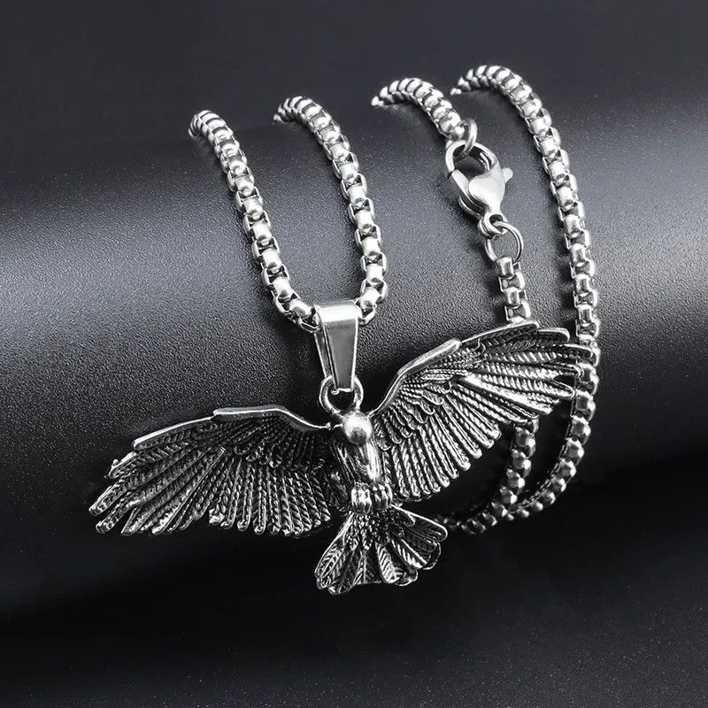 Jewelry × Vintage Y2k Eagle Necklace Size ONE SIZE - 1 Thumbnail