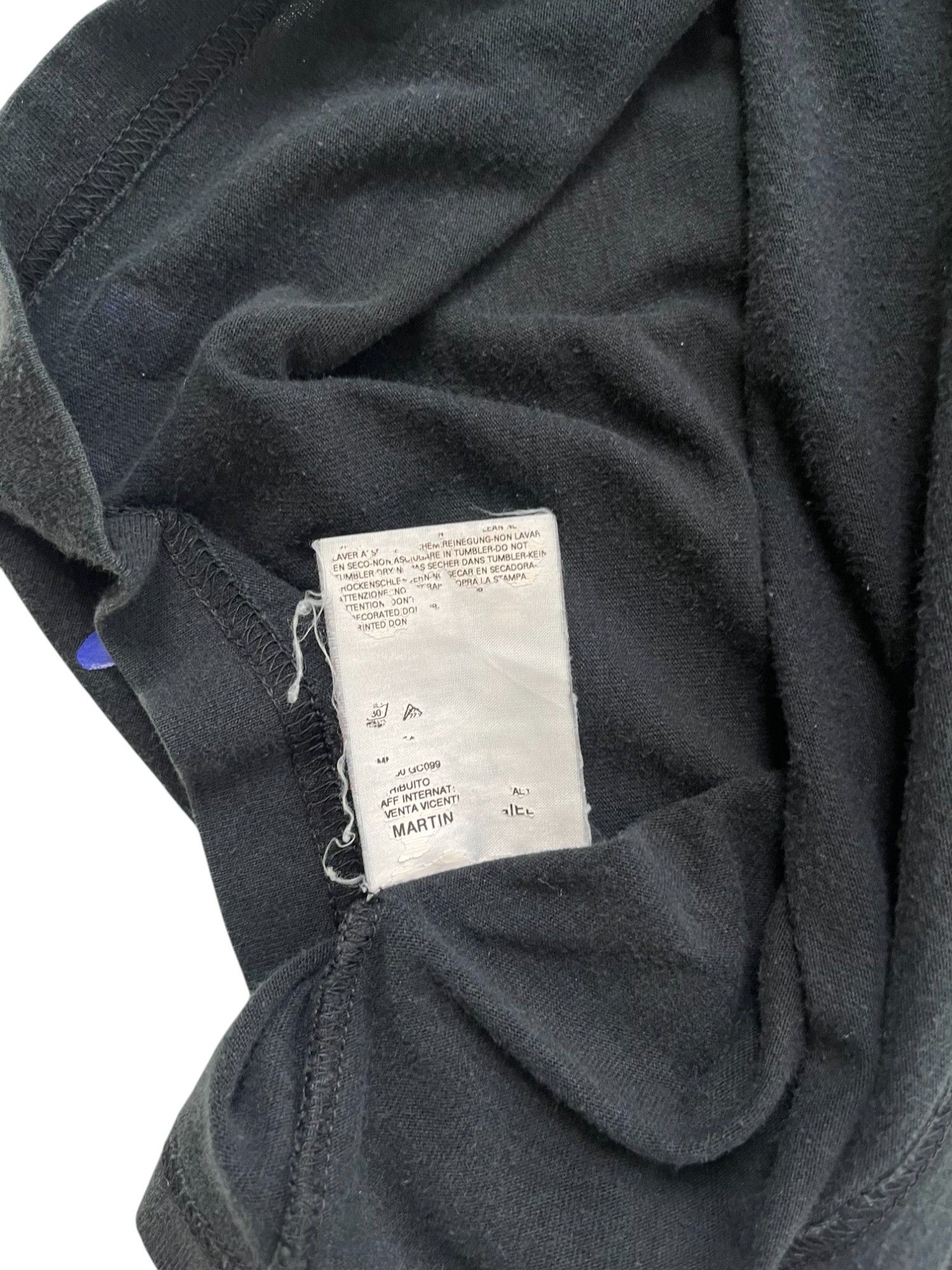 Maison Margiela IDS Charity Black&Blue Tee Size US S / EU 44-46 / 1 - 5 Thumbnail