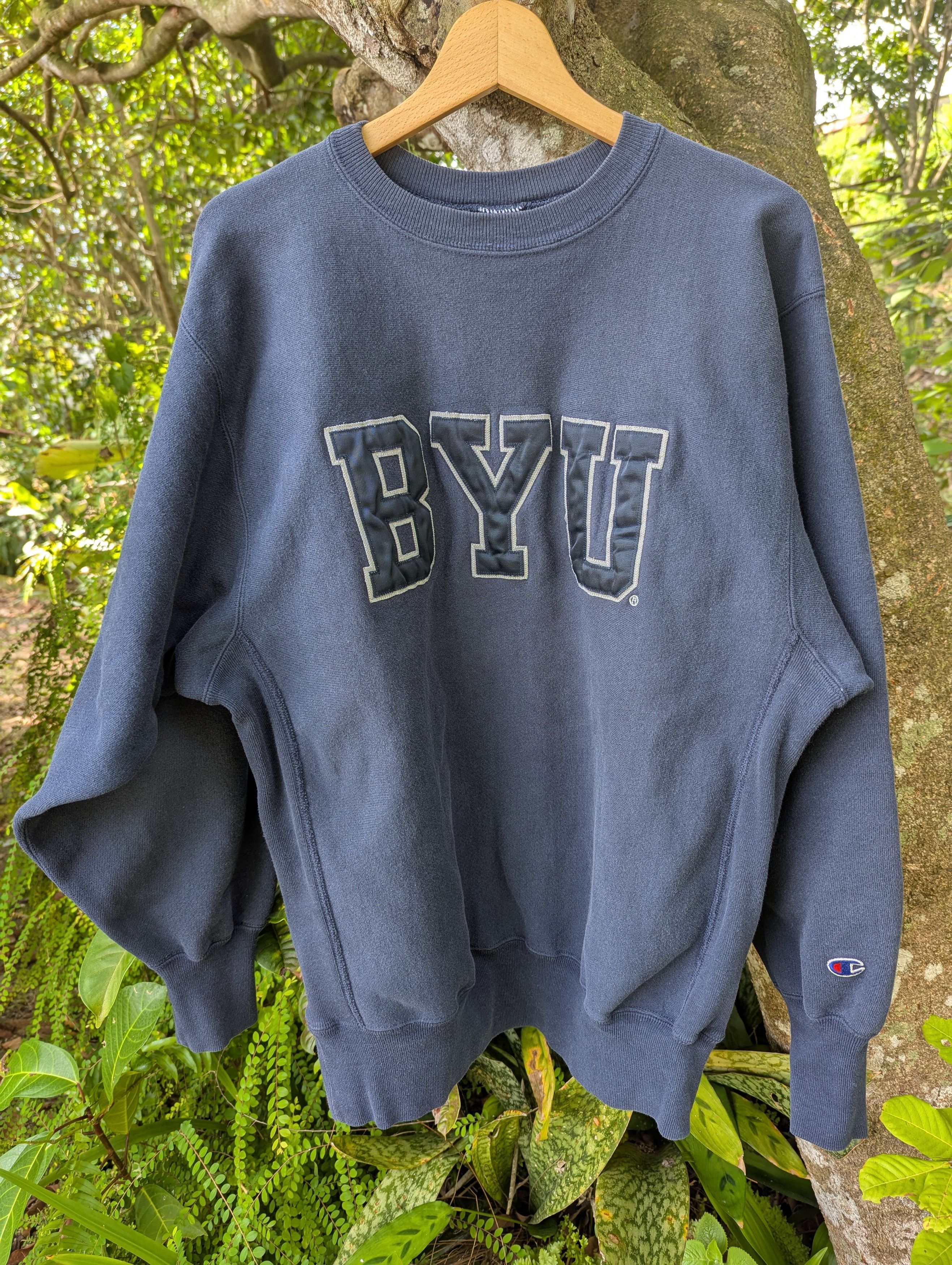 Vintage 80’s 90's Champion Reverse Weave Sweatshirt BYU