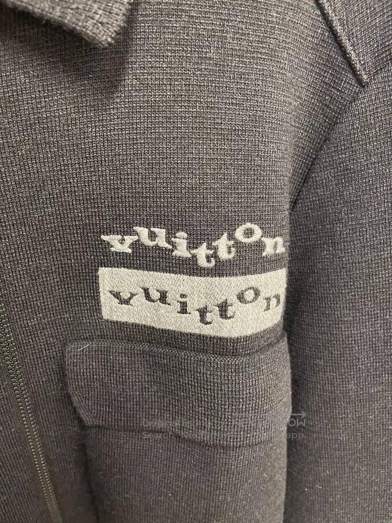 Louis Vuitton Louis Vuitton Black wool lapel knit jacket Size US L / EU 52-54 / 3 - 4 Thumbnail