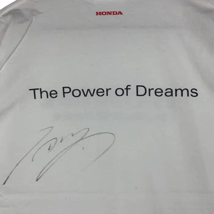 Honda Vintage HONDA RACING TEAM Signature Power Of Dream Tee Shirt Size US L / EU 52-54 / 3 - 5 Thumbnail