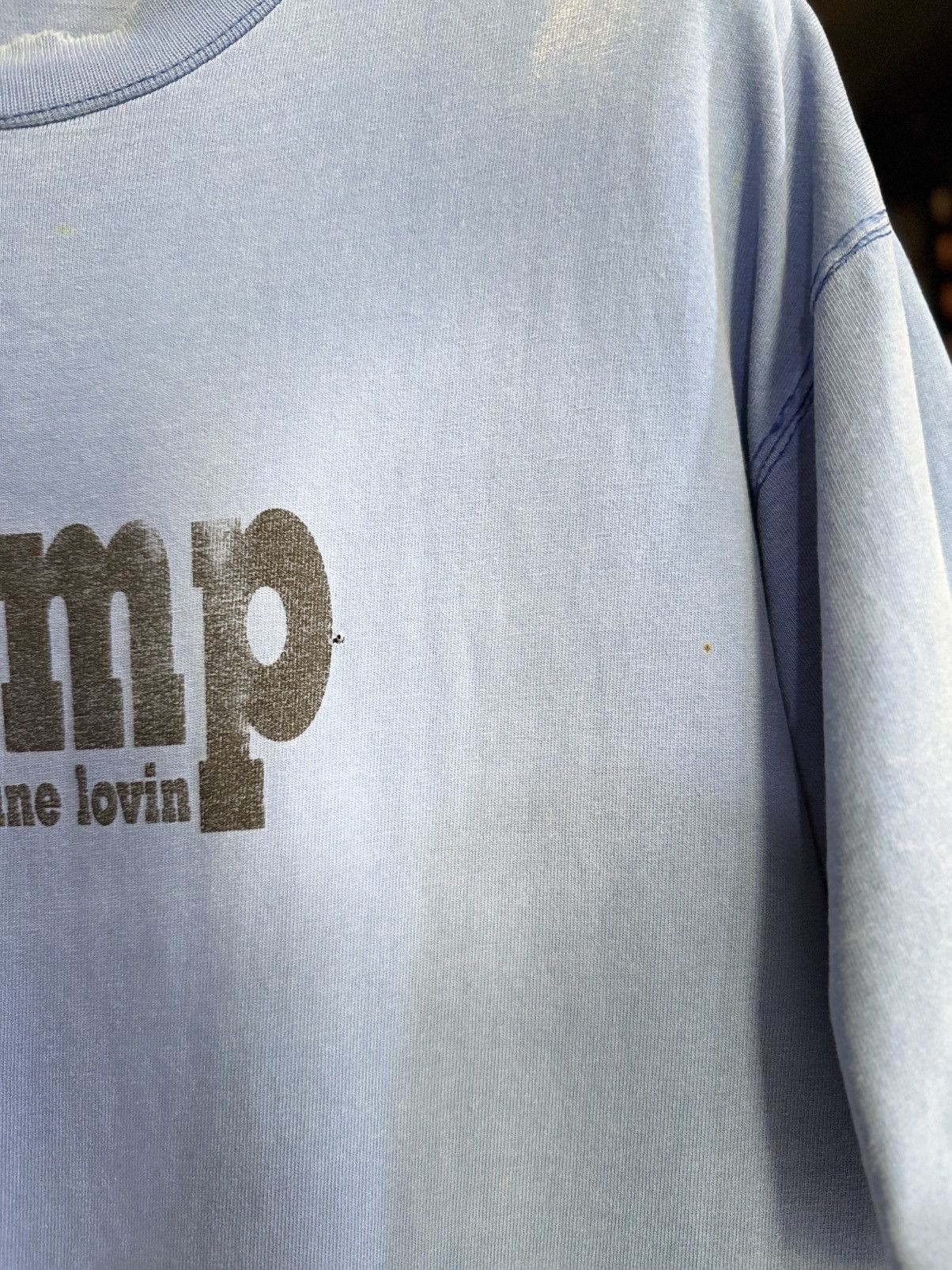 Girl Skateboards Thrashed Vintage 90s PIMP HARDLINE LOVIN Skateboard Faded T Size US L / EU 52-54 / 3 - 6 Thumbnail
