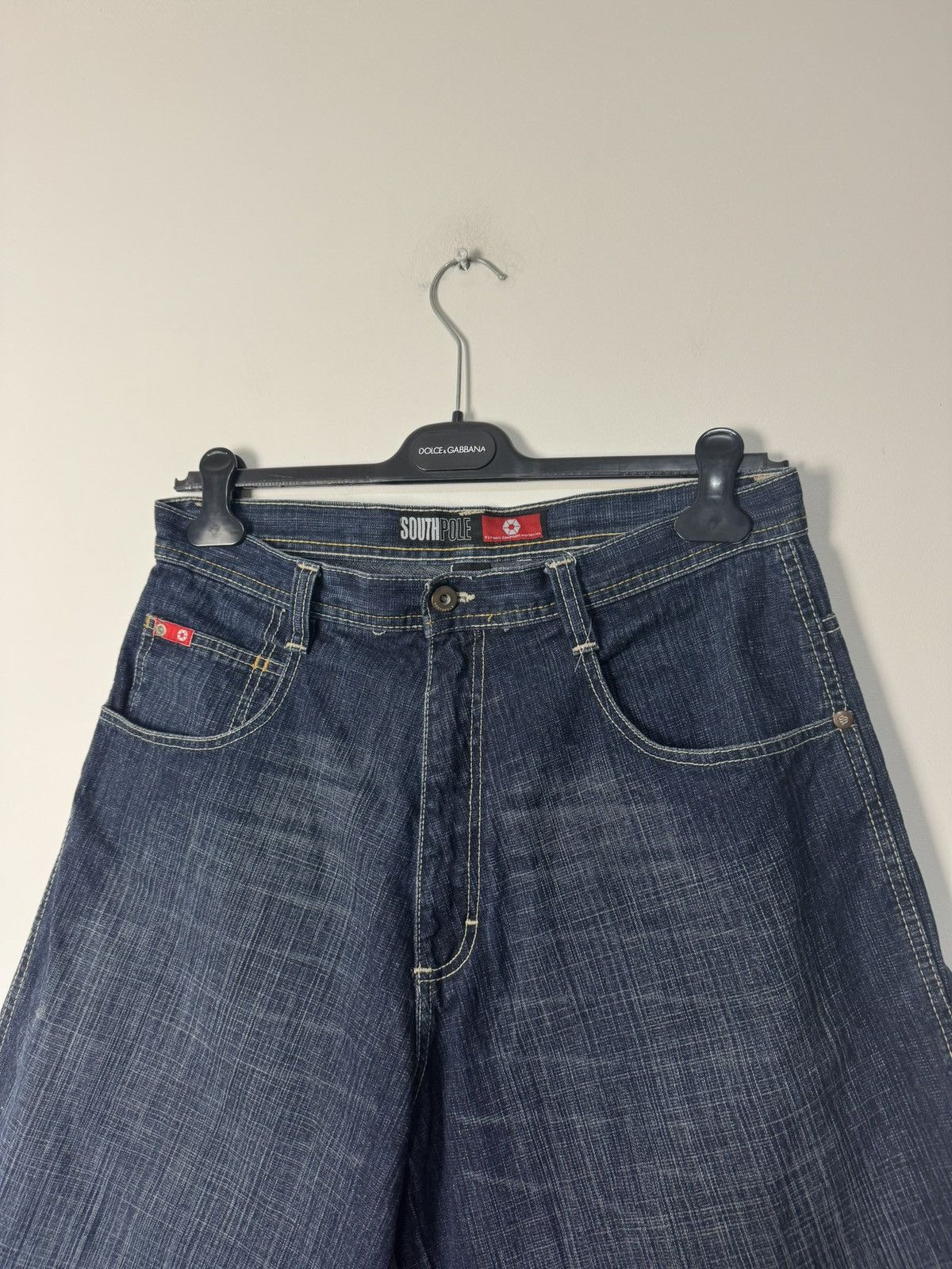 Southpole Vintage Southpole Baggy Denim Shorts Y2K Wide Fit Jorts Size US 32 / EU 48 - 5 Thumbnail
