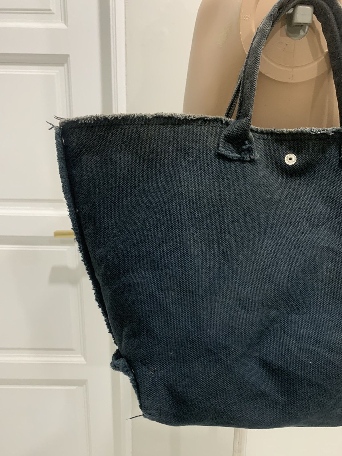 Unknown Japanese Brand Canvas Snap Button tote bag