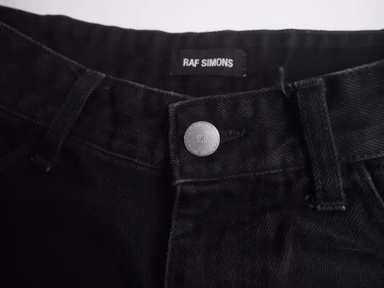 Raf Simons Raf Simons Blue-black stitching double-layer jeans Size US 29 - 8 Thumbnail