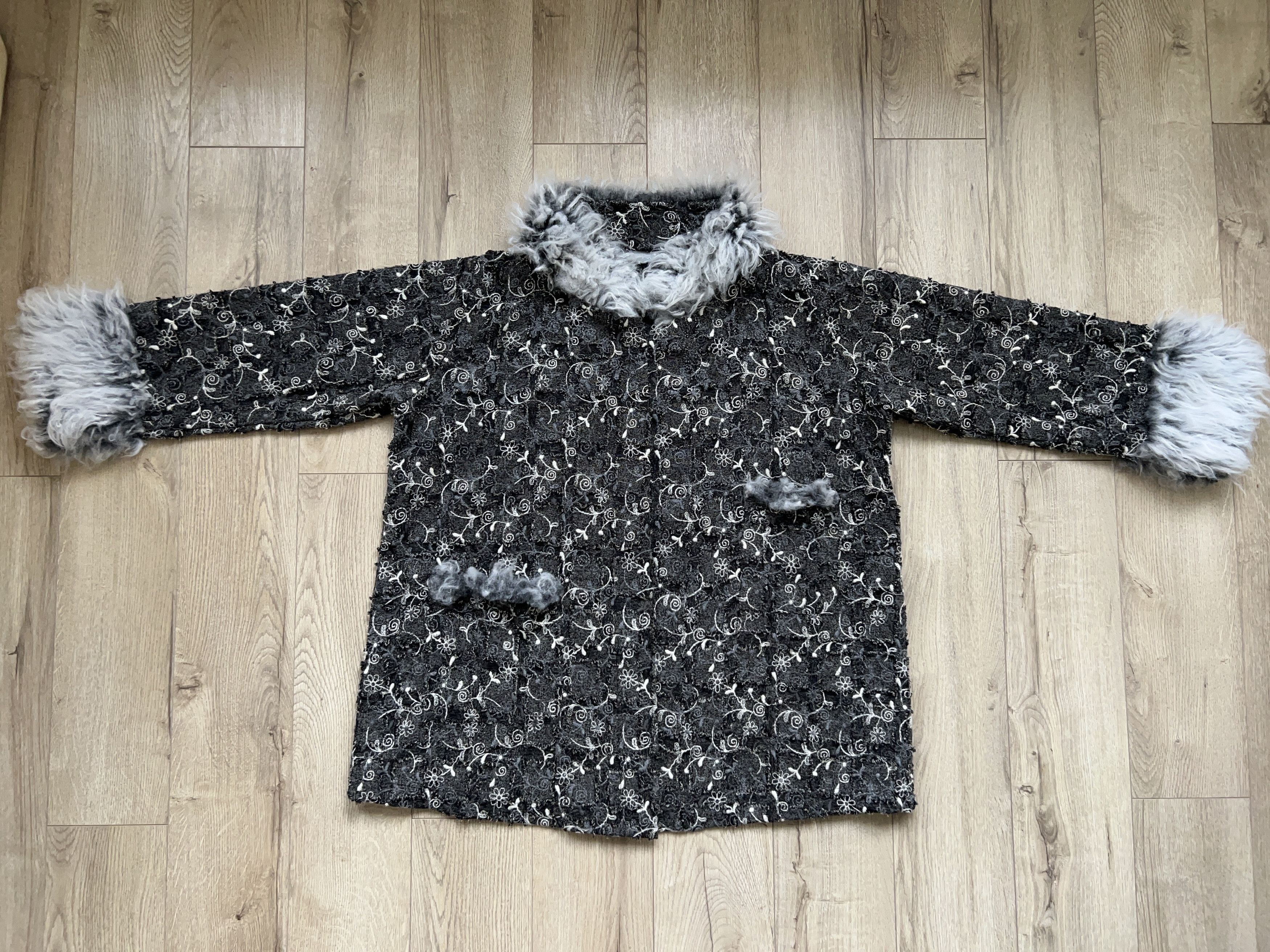 Designer × Sahara Club Womens SAHARA Designer Jacket Floral Embroidery Size M/L Size M / US 6-8 / IT 42-44 - 2 Thumbnail