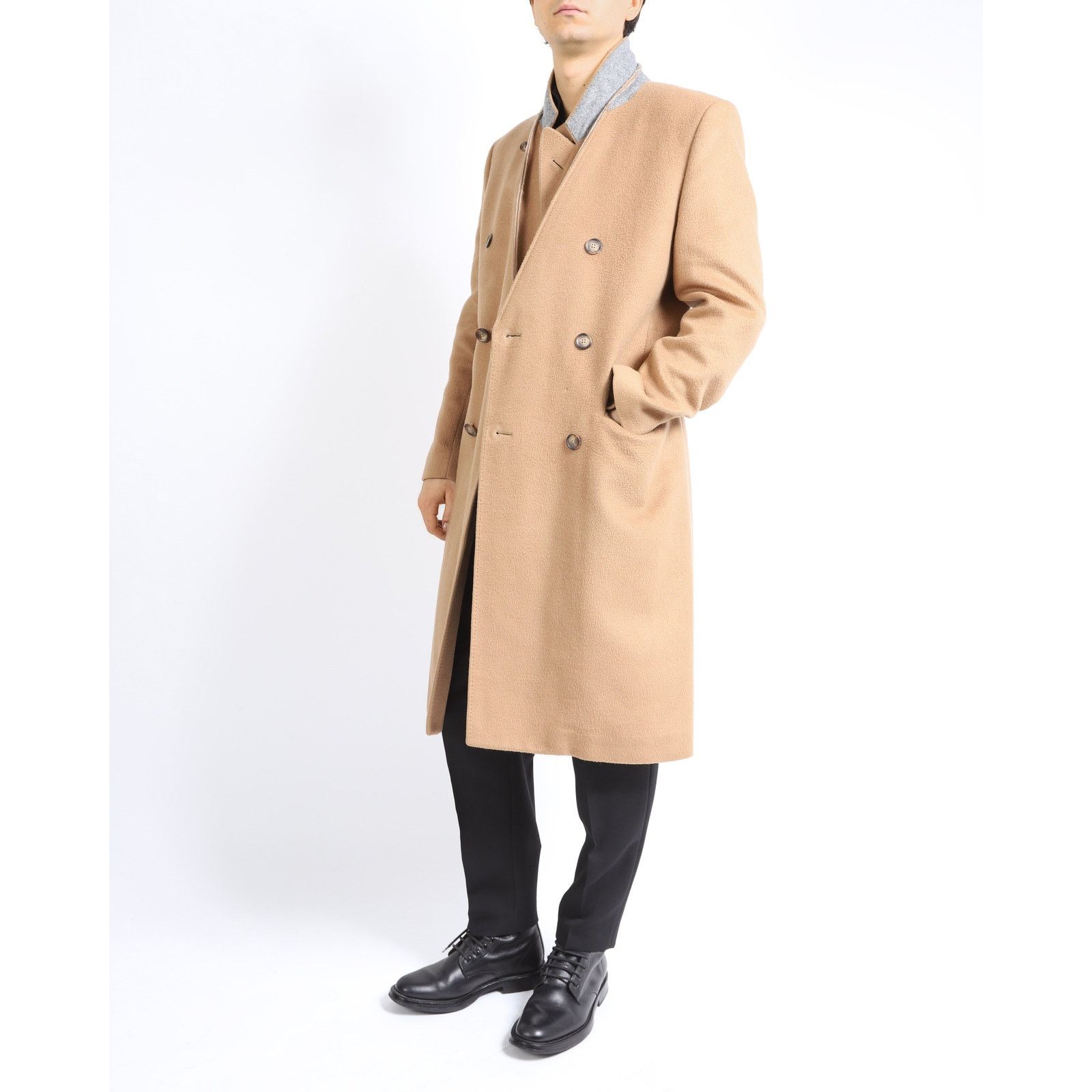 Maison Margiela H&M X Margiela Deconstruced Coat in Camel Wool Size US M / EU 48-50 / 2 - 7 Thumbnail