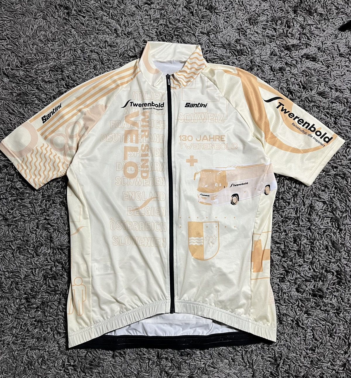 Other SANTINI VELO TRIKOT JERSEY Size US L / EU 52-54 / 3 - 1 Thumbnail