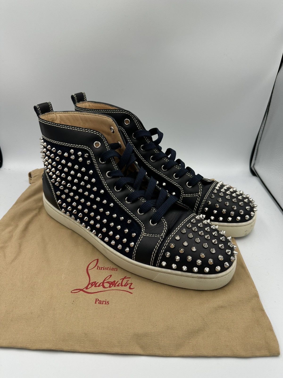 Christian Louboutin Christian Louboutin Spikes High Top Size US 14 / EU 47 - 1 Thumbnail