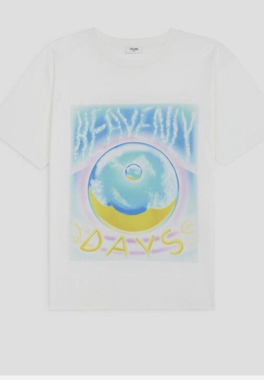 Celine x Marcelo Lavin Heavenly Days Print T-Shirt