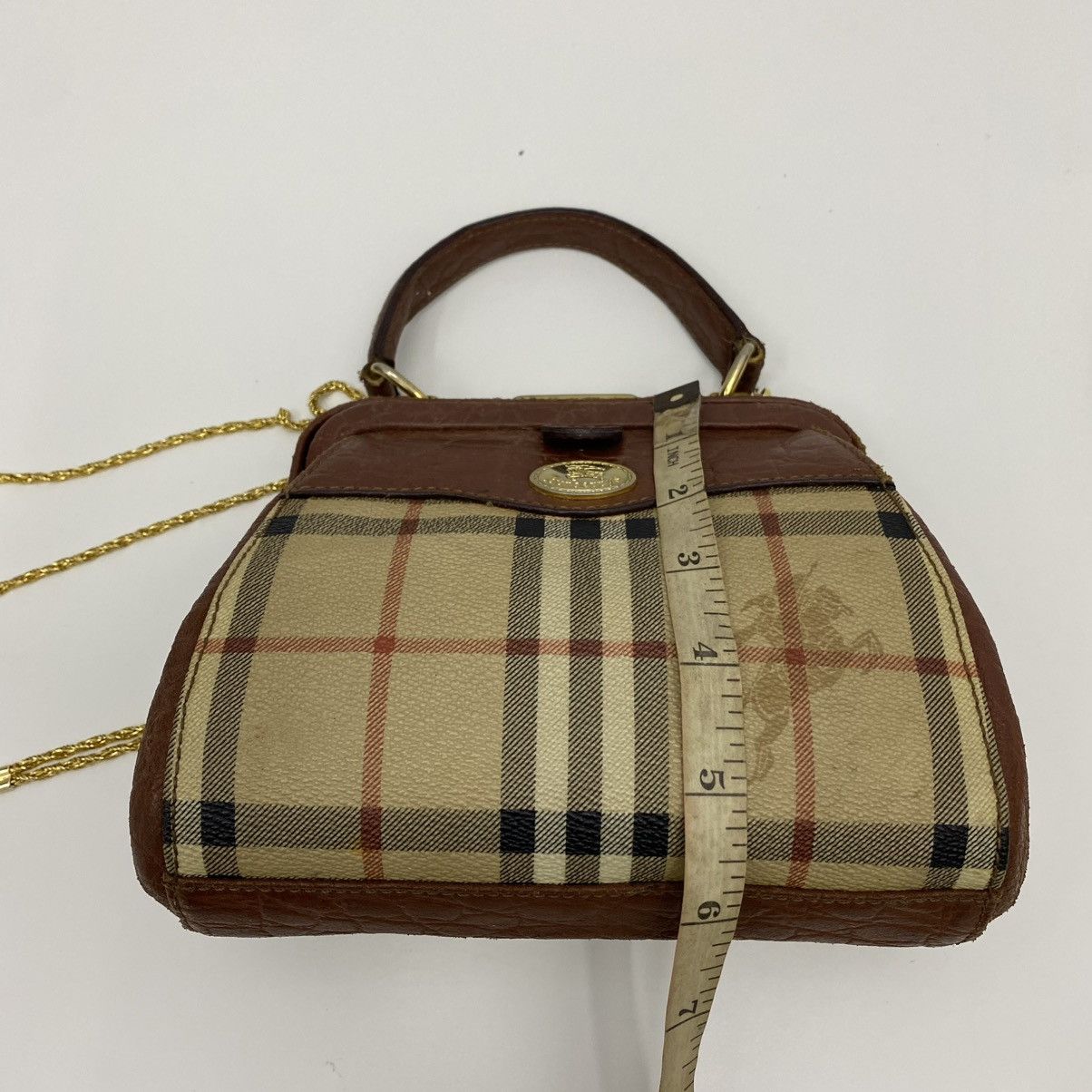 Burberry ‼️LASTDROP‼️ AUTHENTIC BURBERRY HANDBAG WITH CHAIN Size ONE SIZE - 16 Thumbnail