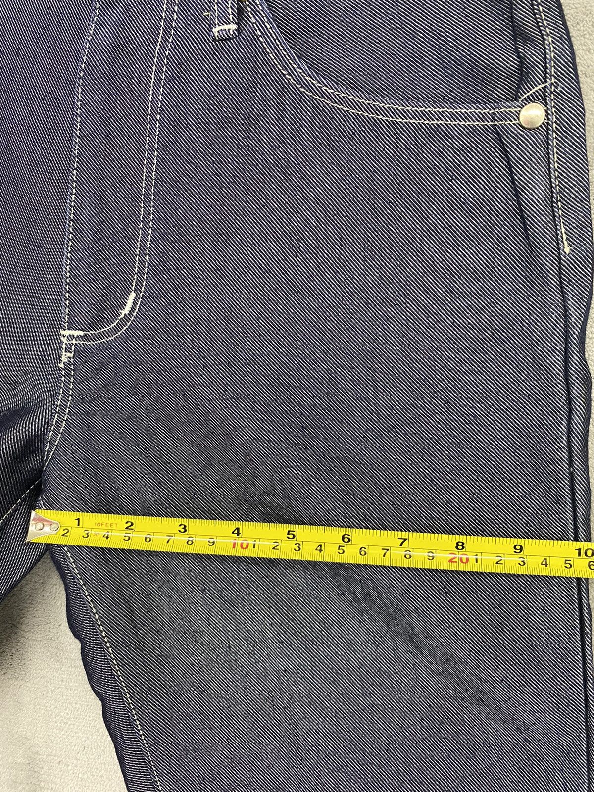 Japanese Brand × Wrangler 💥 Wrangler Blue Denim Rare Design Size US 29 - 10 Thumbnail