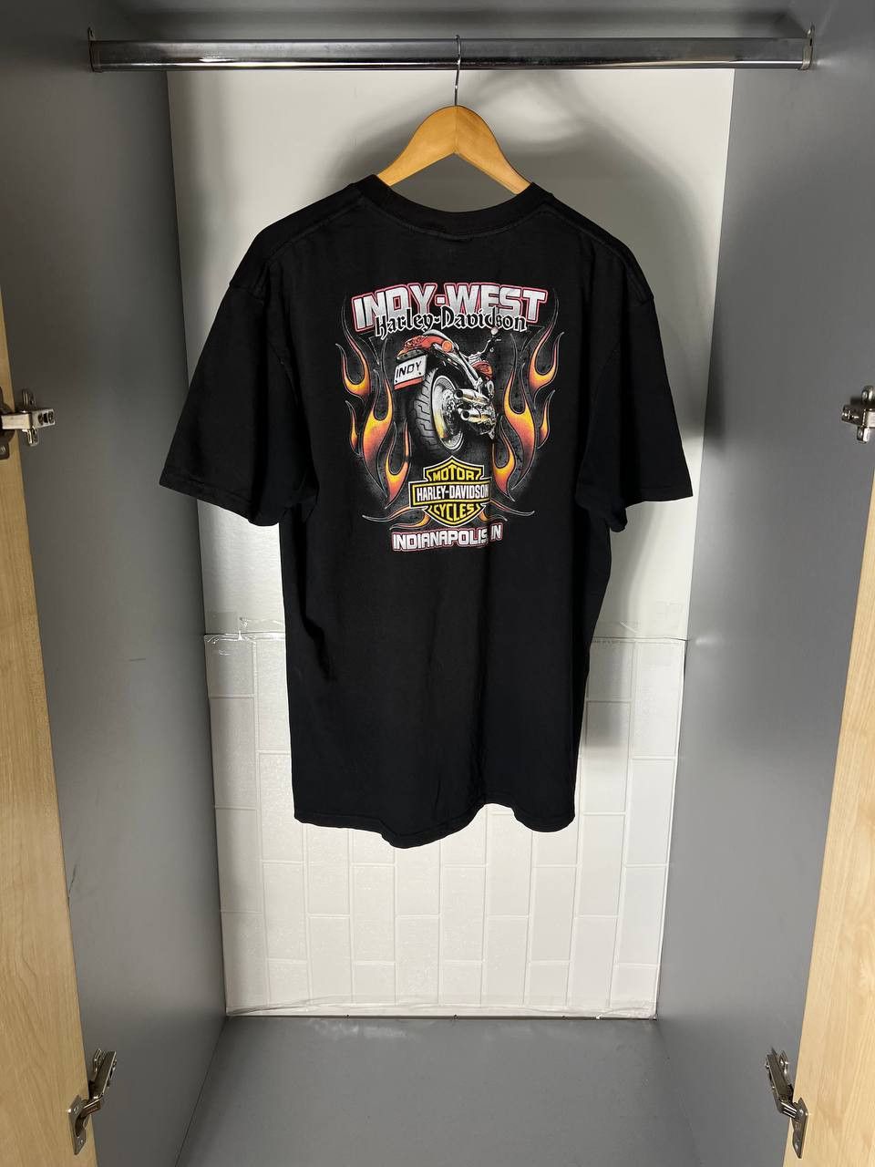 Harley Davidson VINTAGE HARLEY DAVIDSON MOTORCYCLE RETRO NASCAR Y2K 90s USA Size US XL / EU 56 / 4 - 13 Thumbnail