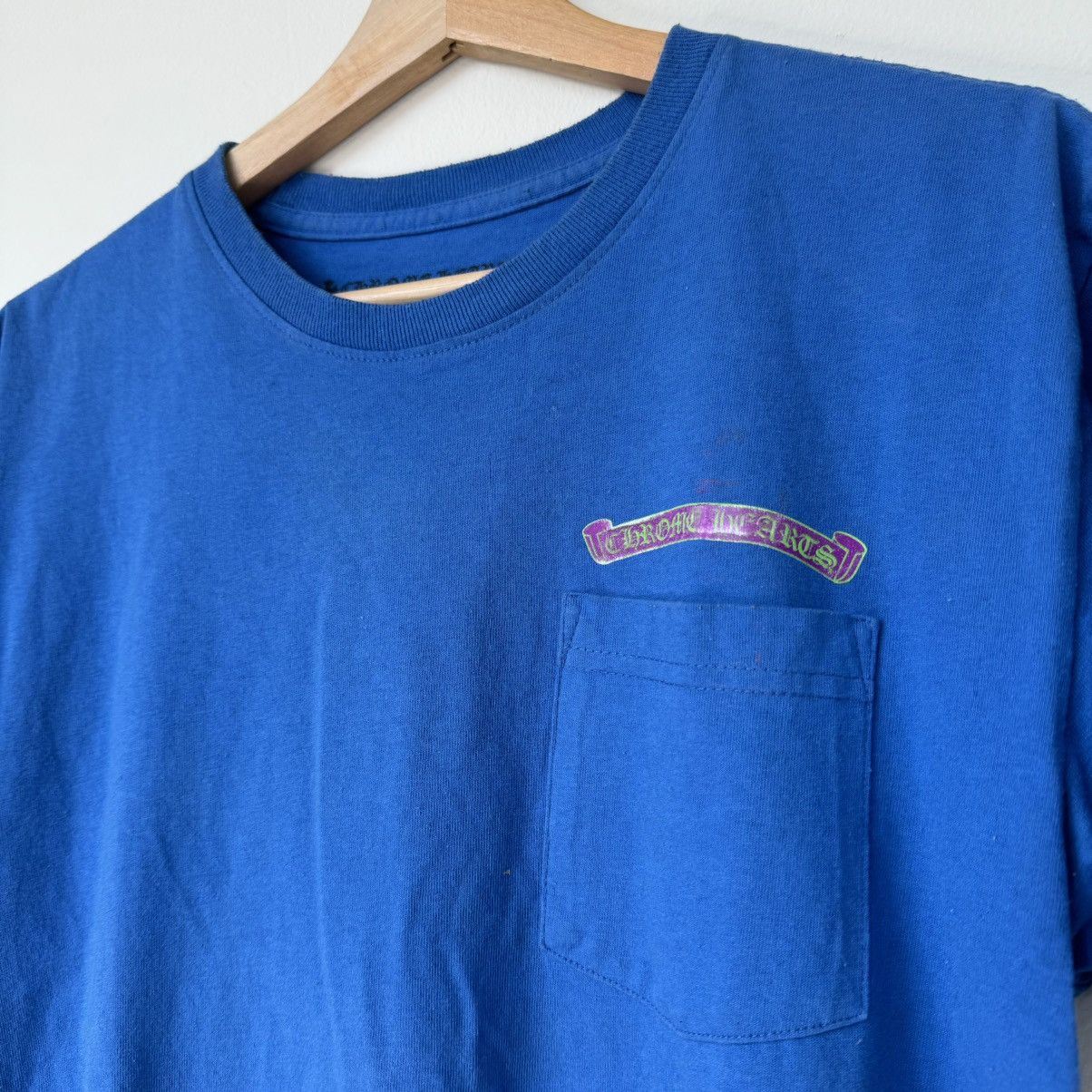 Chrome Hearts Scroll logo pocket short sleeve tee Size US S / EU 44-46 / 1 - 9 Thumbnail