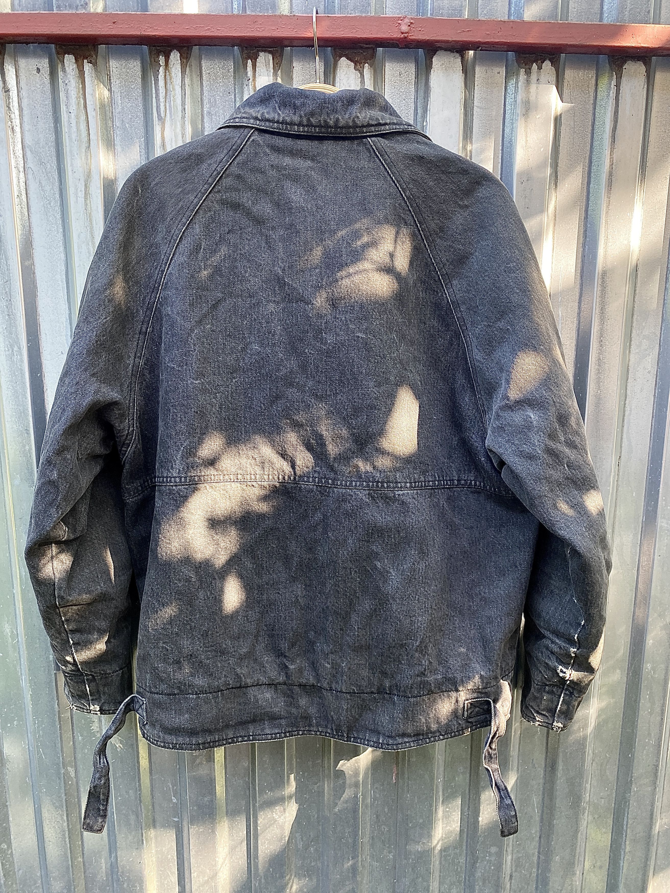 Levi's 💋VINTAGE RICK OWENS VIBE! LEVIS CARGO WASHED ZIPPER JACKET Size US M / EU 48-50 / 2 - 8 Thumbnail
