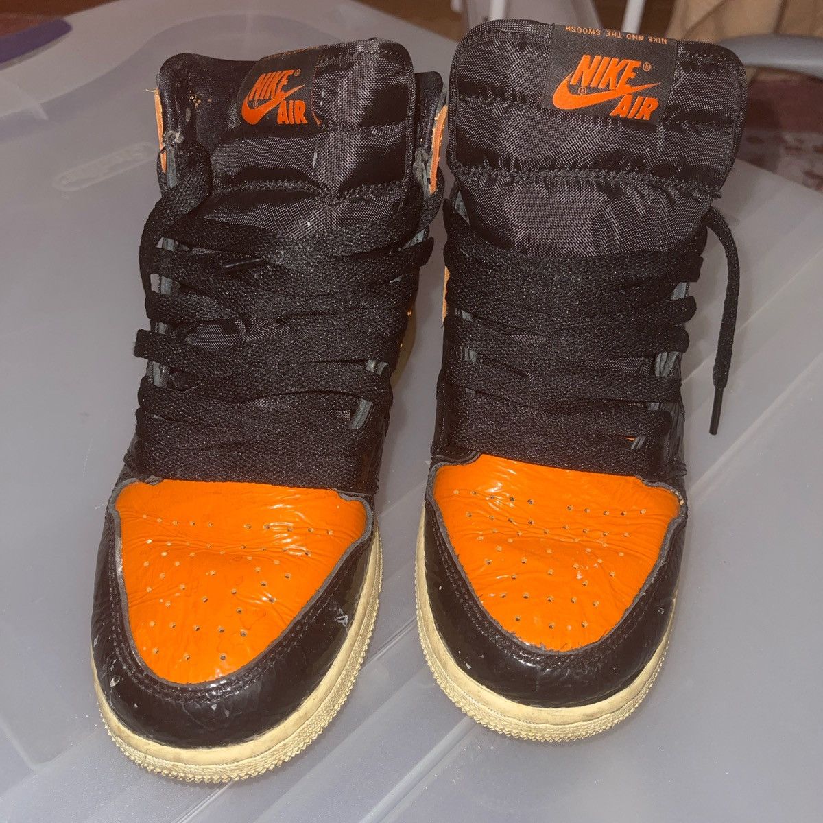Nike Jordan 1 shattered backboard Size US 4 / IT 34 - 3 Thumbnail