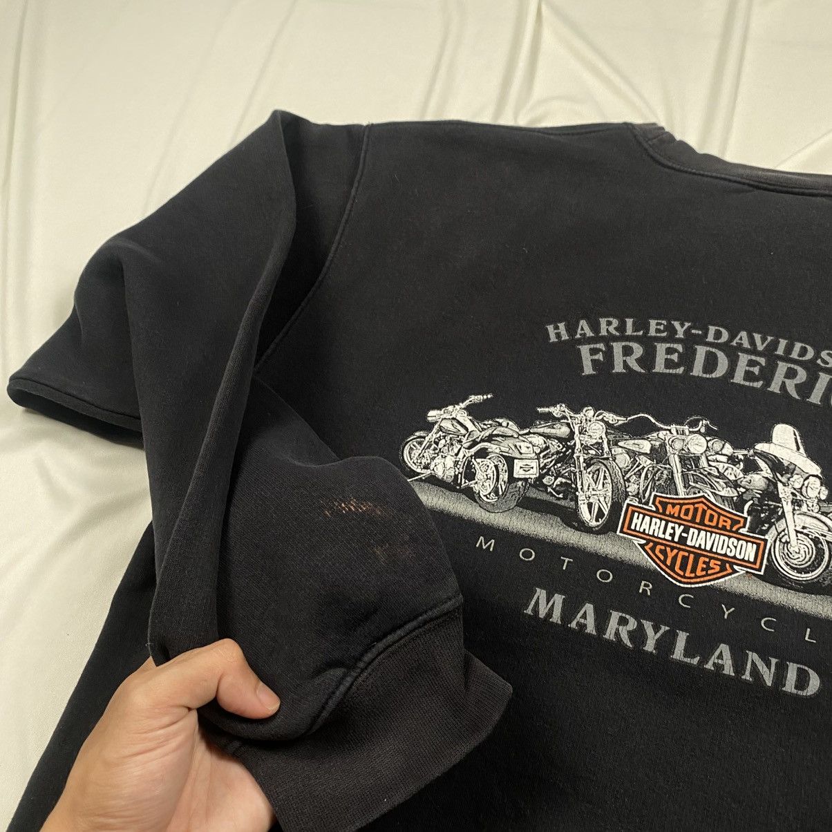 Harley Davidson Vintage 2010 Harley Davidson Maryland Crewneck Size US L / EU 52-54 / 3 - 4 Thumbnail