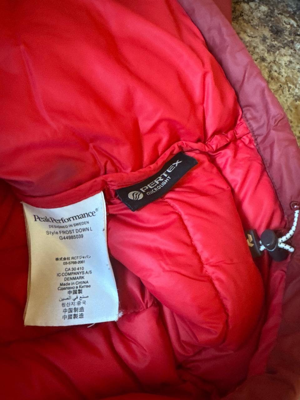 Peak Performance Peak Performance Frost Down Jacket Red PERTEX Light Full Zip Size US S / EU 44-46 / 1 - 10 Thumbnail