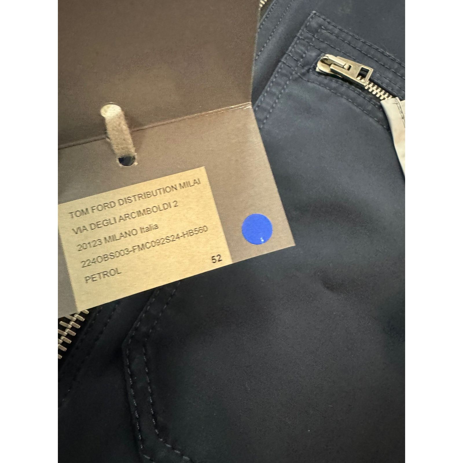 Tom Ford o1rshd1 Outerwear Blouson Jacket in Petrol Size US L / EU 52-54 / 3 - 18 Thumbnail