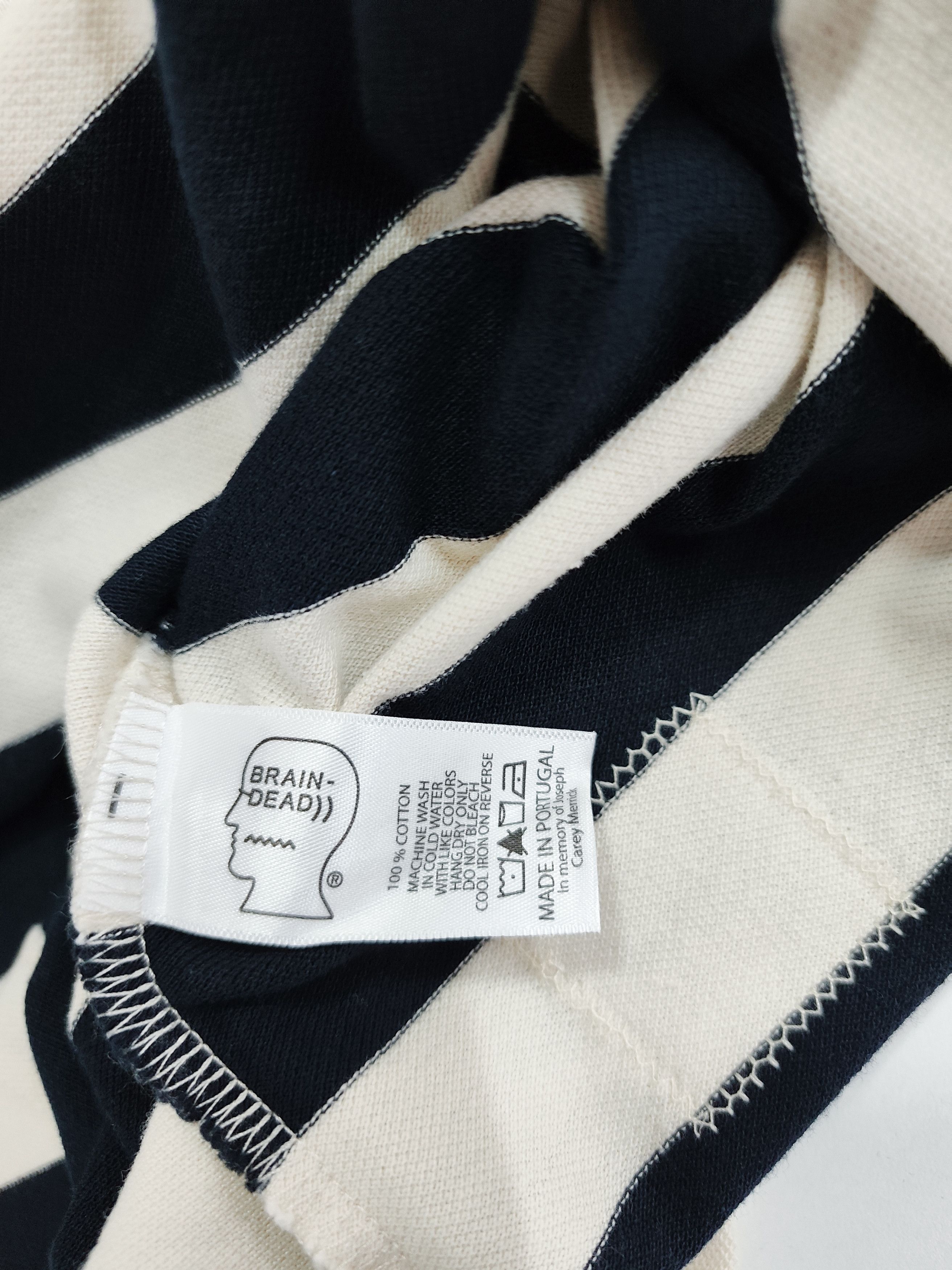 Brain Dead Brain dead x A.P.C. "Striped Pique Polo" Size US M / EU 48-50 / 2 - 5 Thumbnail