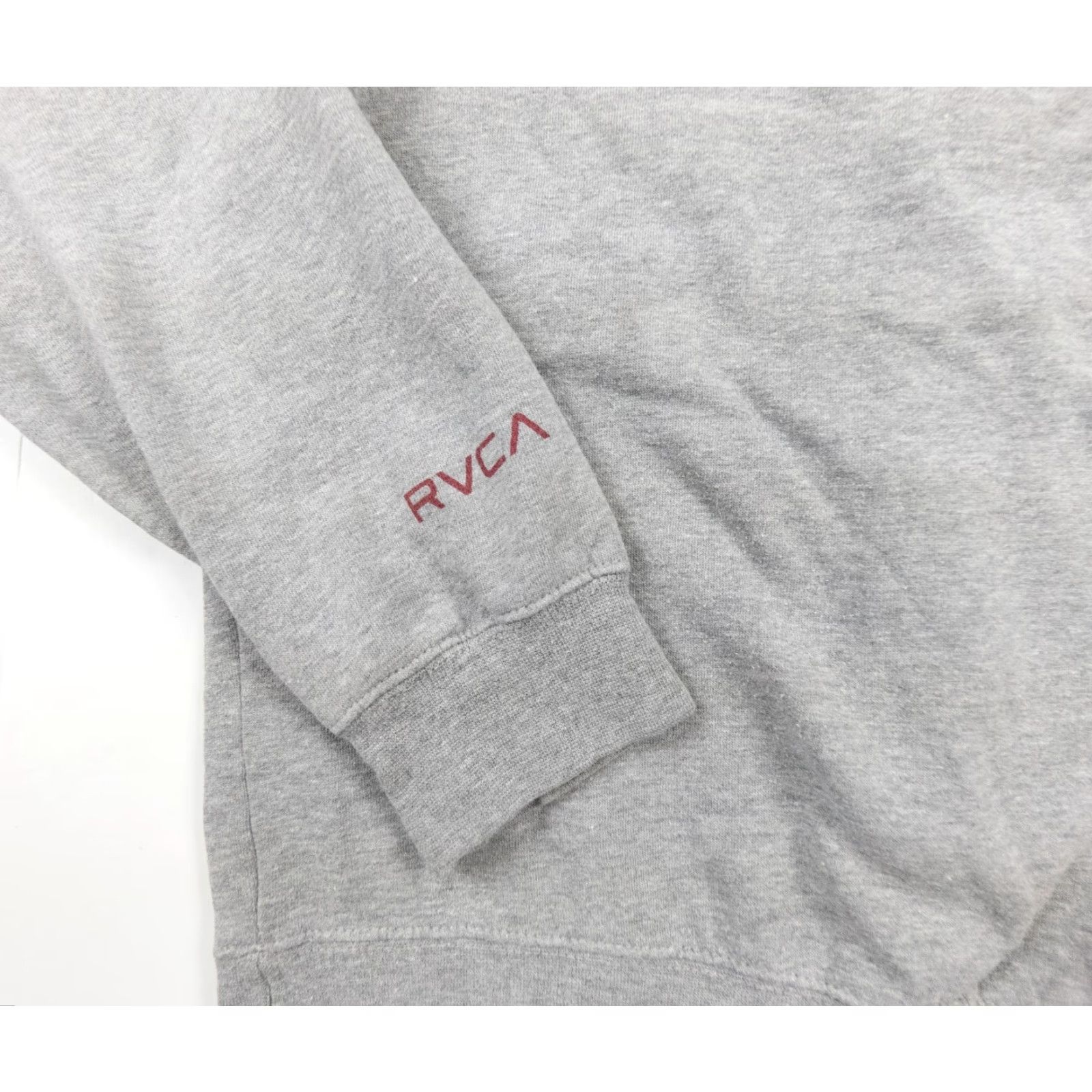 RVCA RVCA Mens Small Hoodie Gray Sweatshirt Full Zip Surf Streetwear Skate Sweater Size US S / EU 44-46 / 1 - 6 Thumbnail
