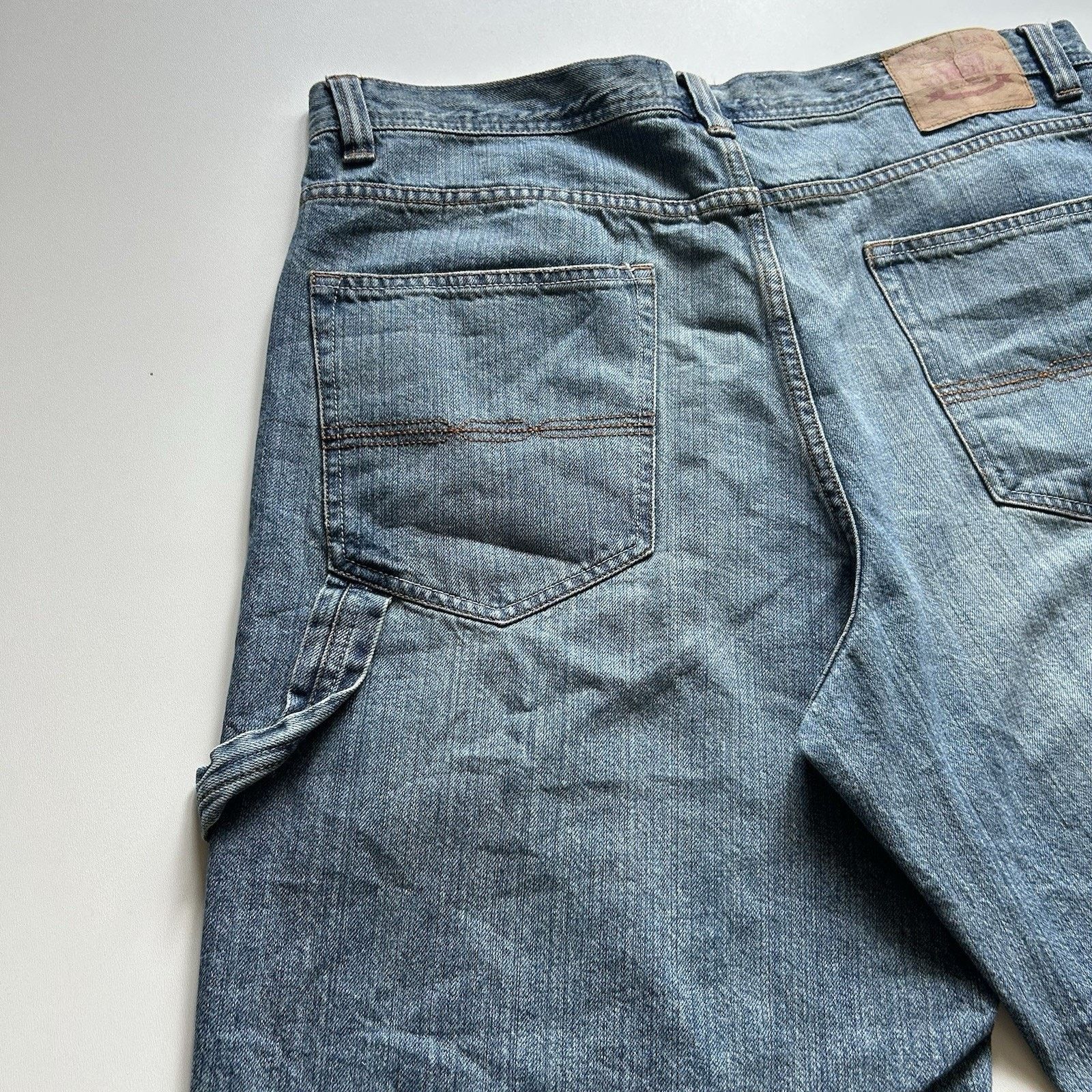 Vintage Vintage Y2K Baggy Carpenter Jorts Denim Shorts Size 36 Relax Size US 36 / EU 52 - 3 Thumbnail