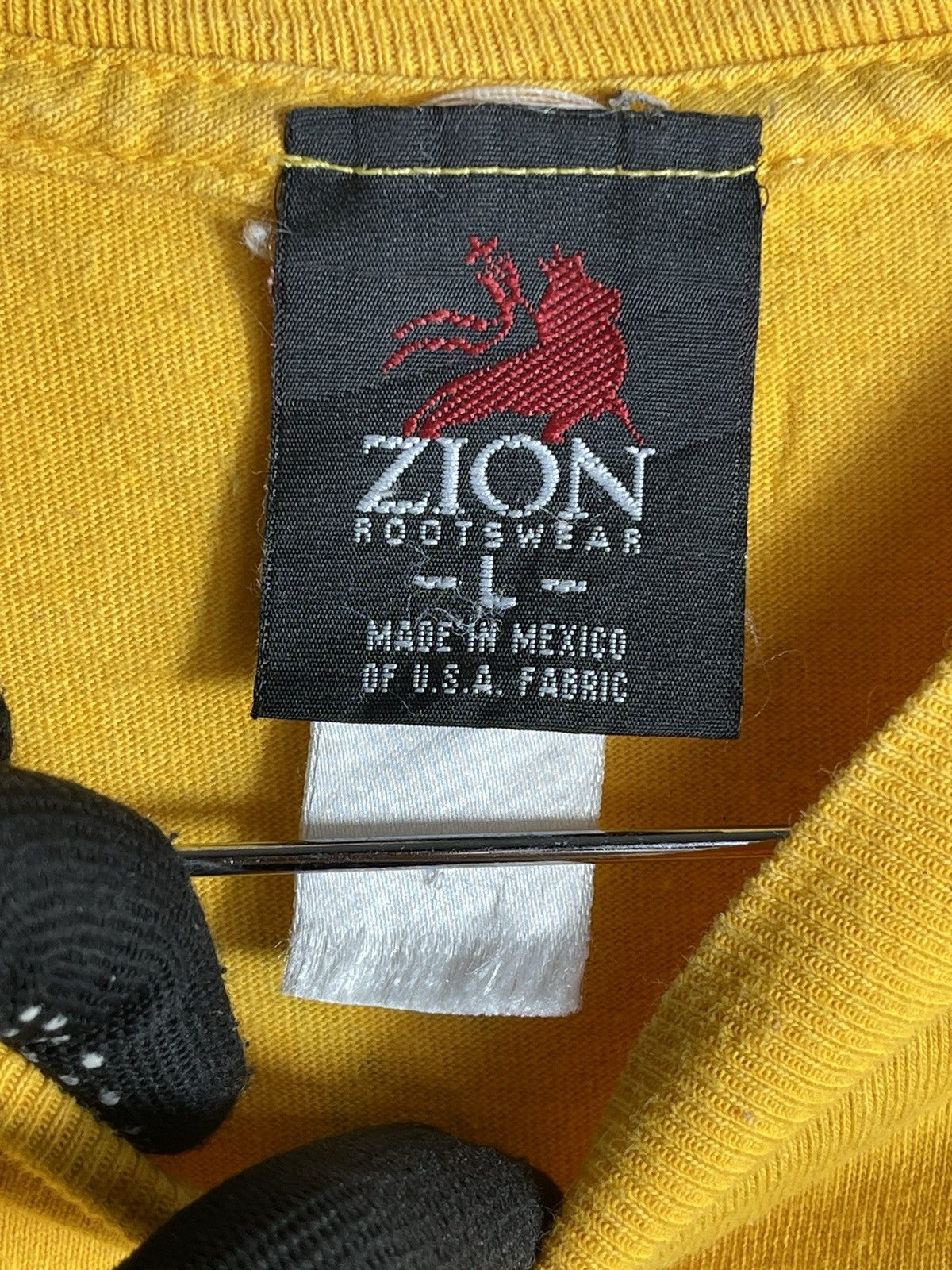 Band Tees × Bob Marley × Vintage Vintage Zion Rootswear Bob Marley Freedon shirt Size US L / EU 52-54 / 3 - 6 Thumbnail
