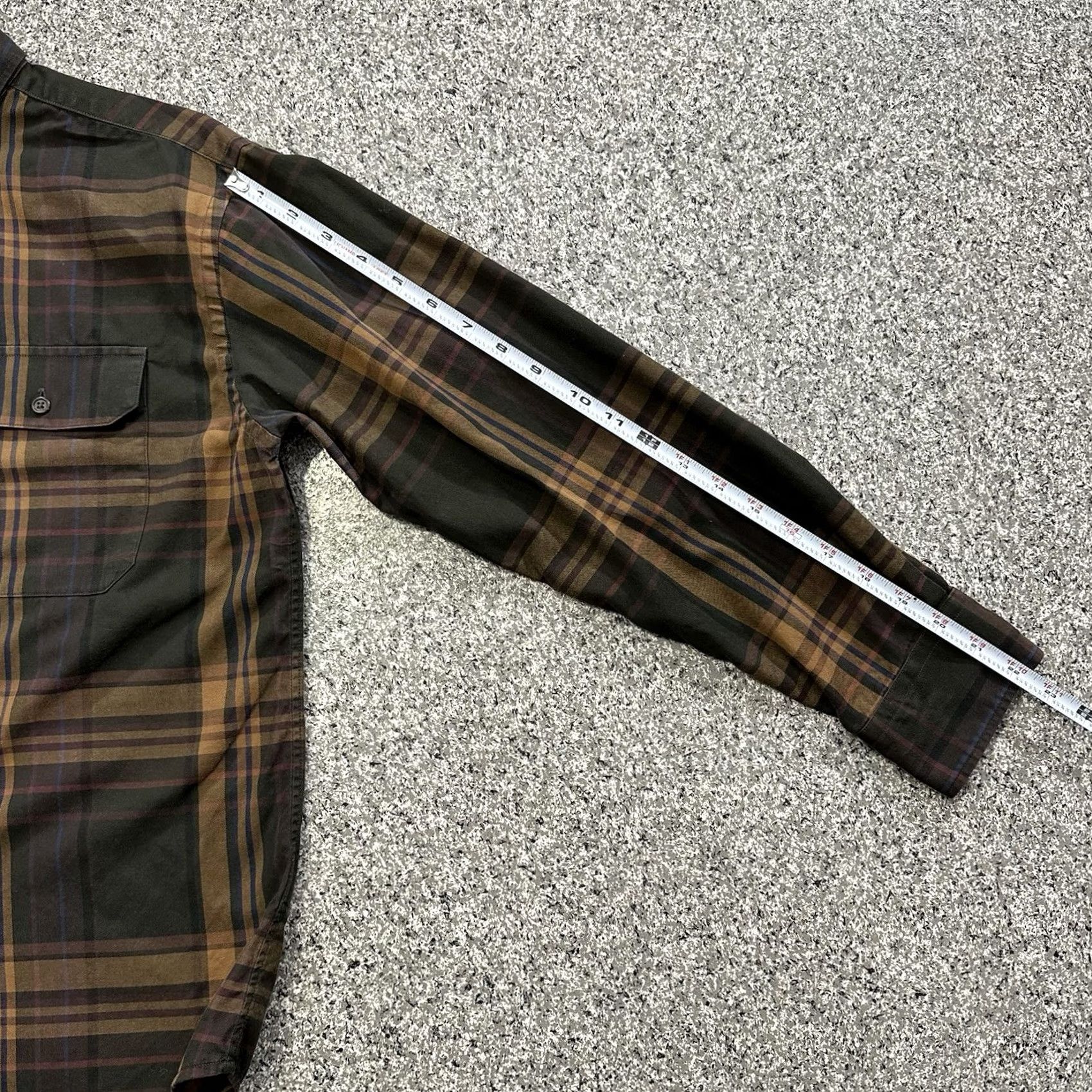 Ralph Lauren Lauren Ralph Lauren Button-Up Shirt Womens M Brown Plaid Elbow Patch Size M / US 6-8 / IT 42-44 - 6 Thumbnail