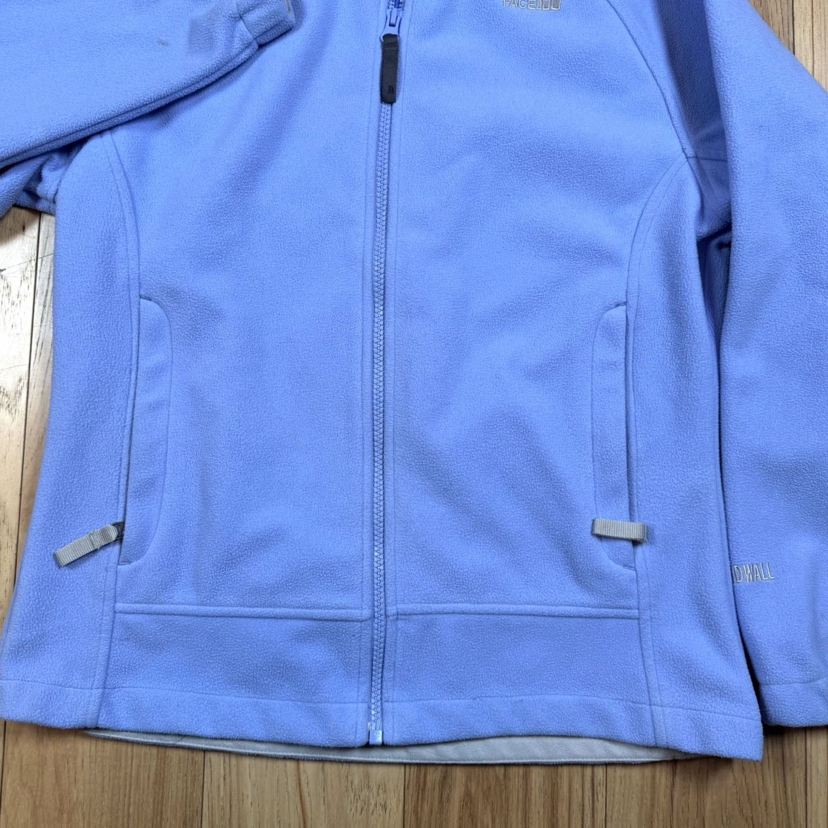 The North Face The North Face Jacket Women L Blue Full Zip Windwall Lined Fleece Polyester Regular Size L / US 10 / IT 46 - 3 Thumbnail