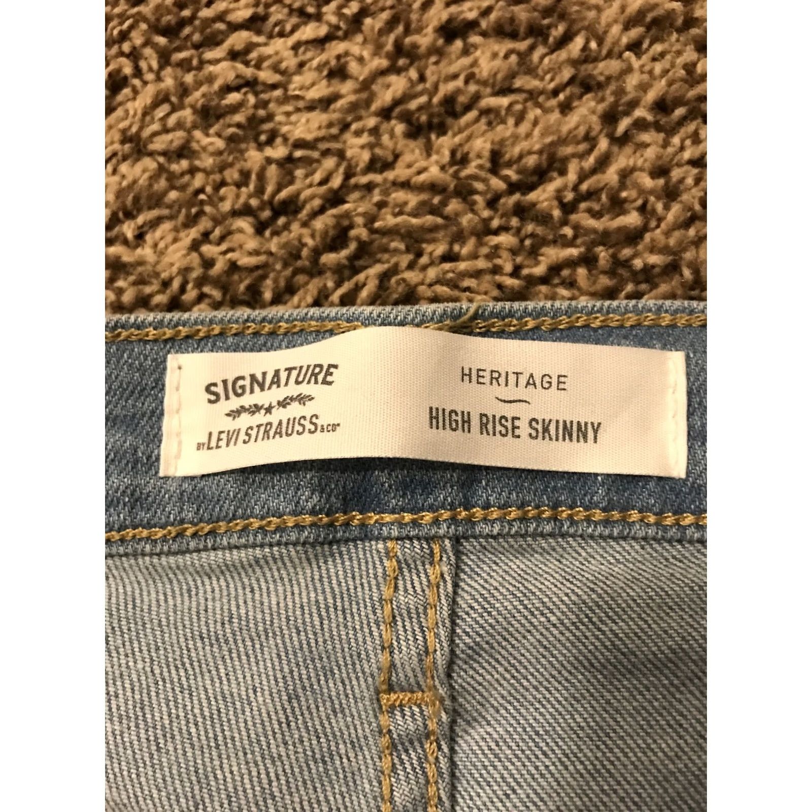 Levi's Levi's Heritage Rose Skinny Jeans Womens Size 4 Blue Denim High Rise 29W 27L A25 Stretch Packaged City USA Size 27" / US 4 / IT 40 - 2 Thumbnail