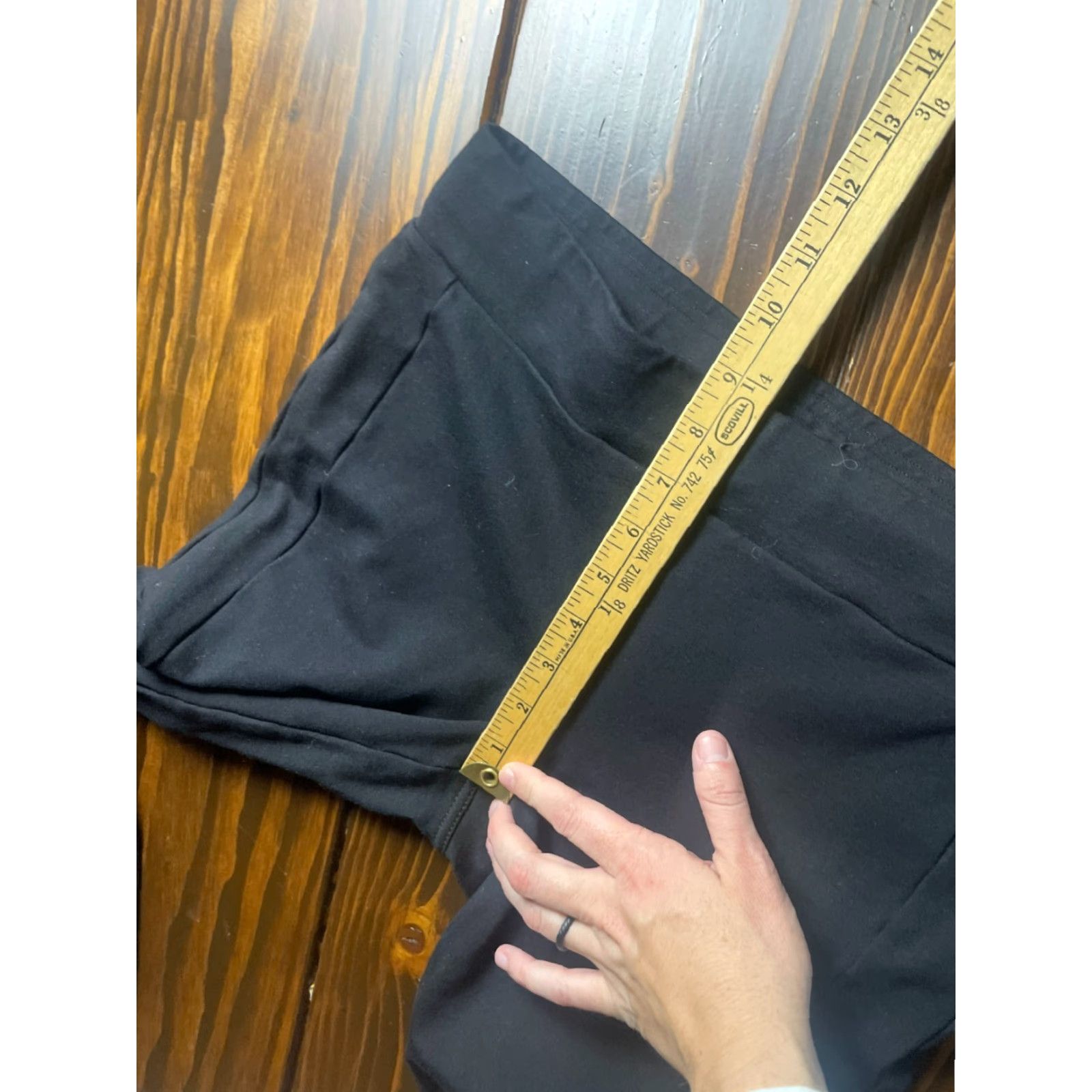 Loft LOFT Pants Women's Size Medium Black Leggings Pull On Size 32" / US 10 / IT 46 - 5 Thumbnail