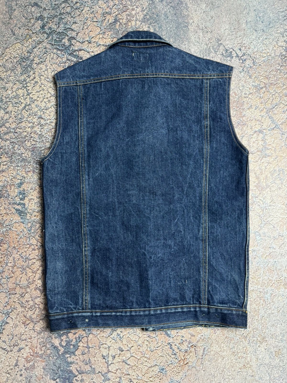 Band Tees Vintage denim vest Rock Band Iron Maiden rare size S Size US S / EU 44-46 / 1 - 2 Thumbnail
