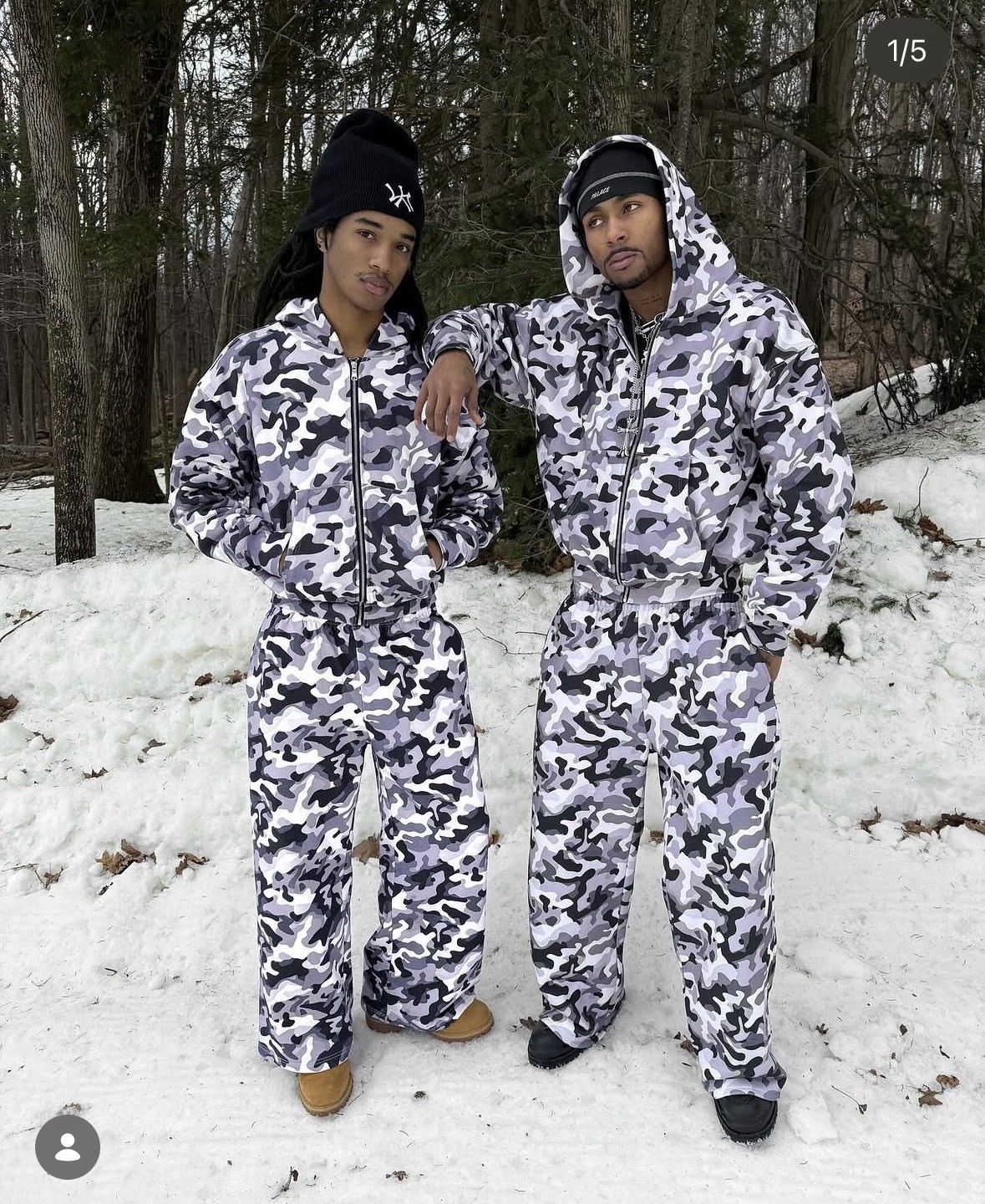 Zicmade Zic made snow camo zip up Size US M / EU 48-50 / 2 - 1 Thumbnail