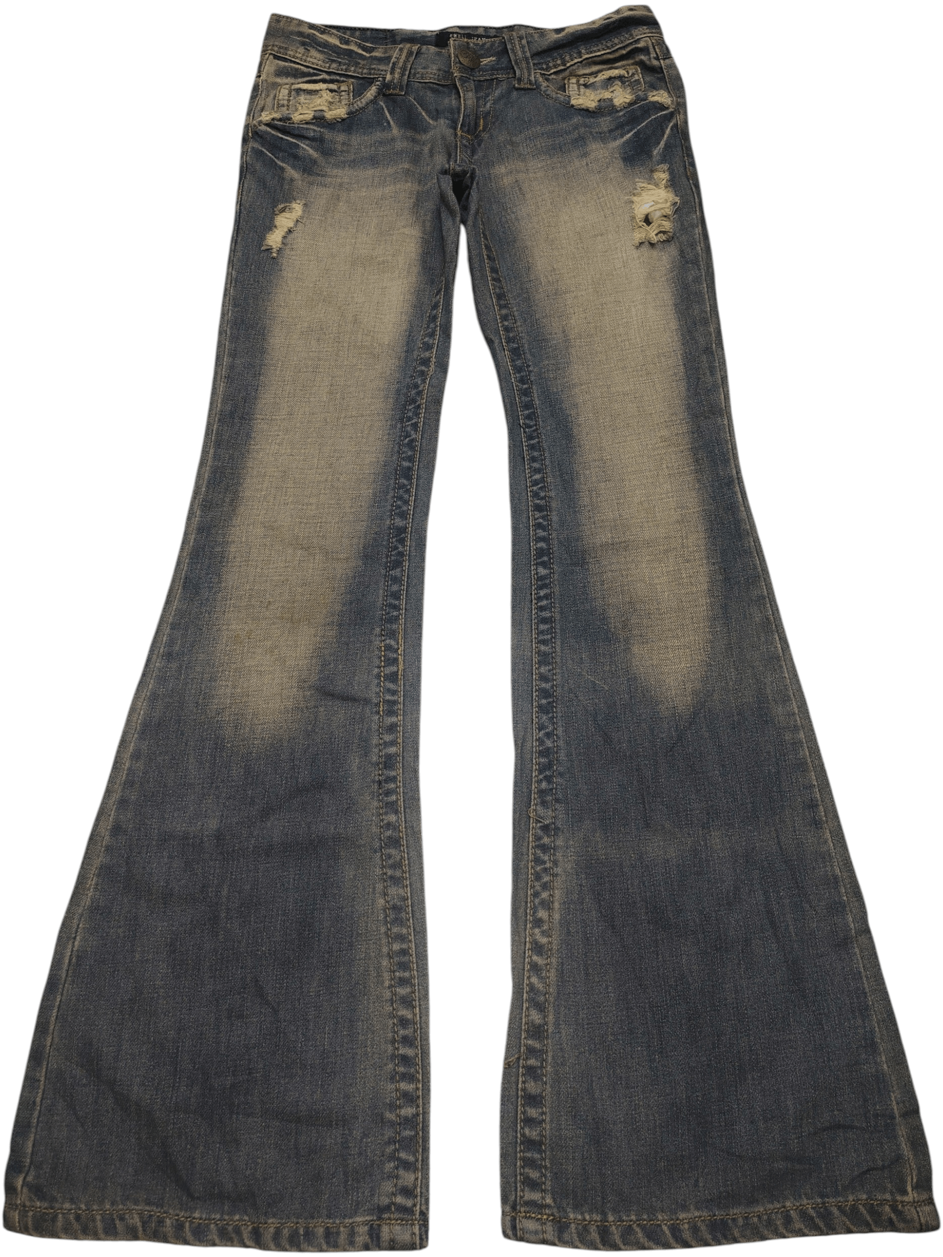 Hysteric Glamour Japanese Swell Jeans Flared Distressed Jeans Bootcut Size US 30 / EU 46 - 1 Thumbnail