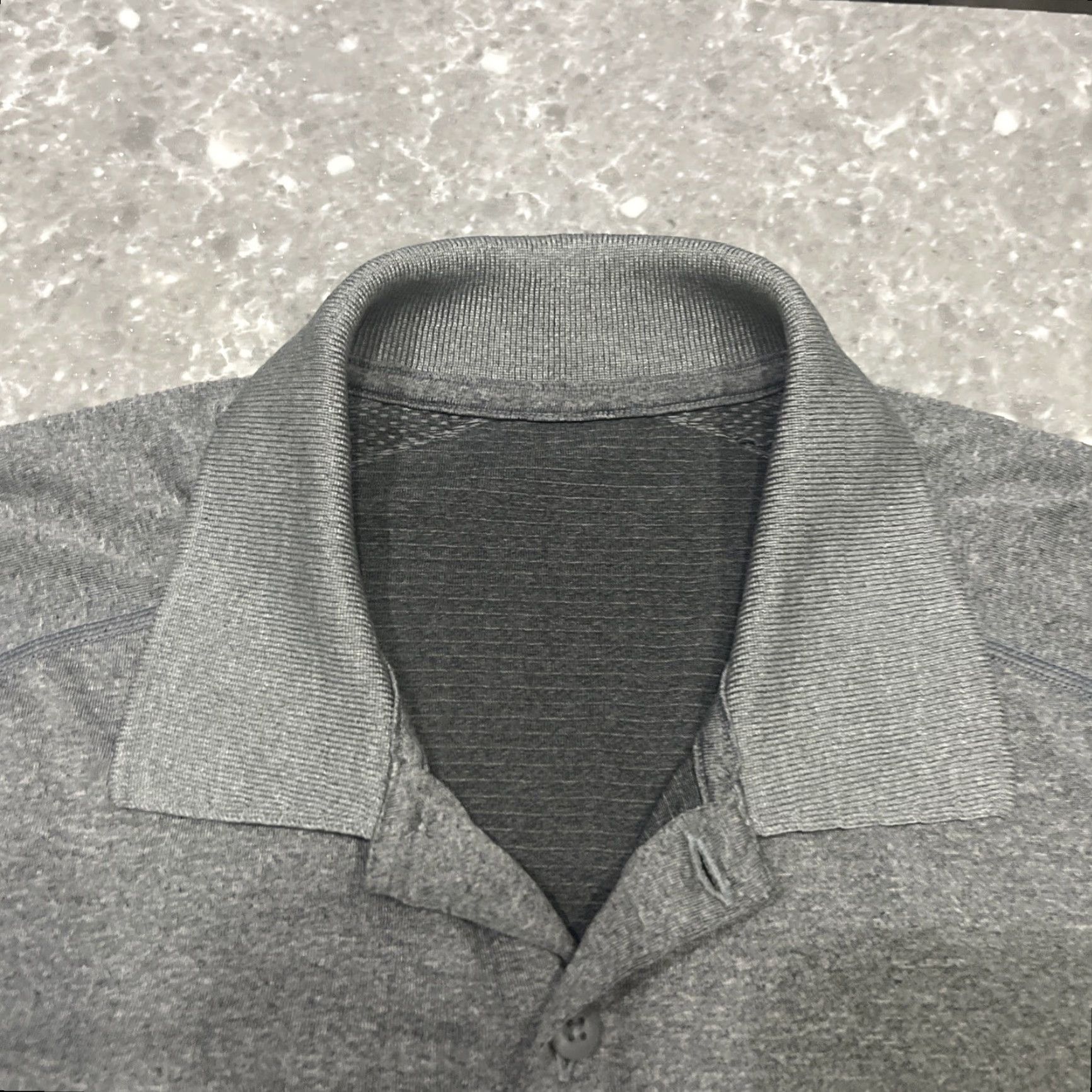 Lululemon Lululemon Metal Vent Tech Polo Shirt Mens L Gray Performance Lightweight Polo Shirt Golf Tennis All Seasons Breathable Logo Short Sleeve Shirt Mens Size US L / EU 52-54 / 3 - 4 Thumbnail