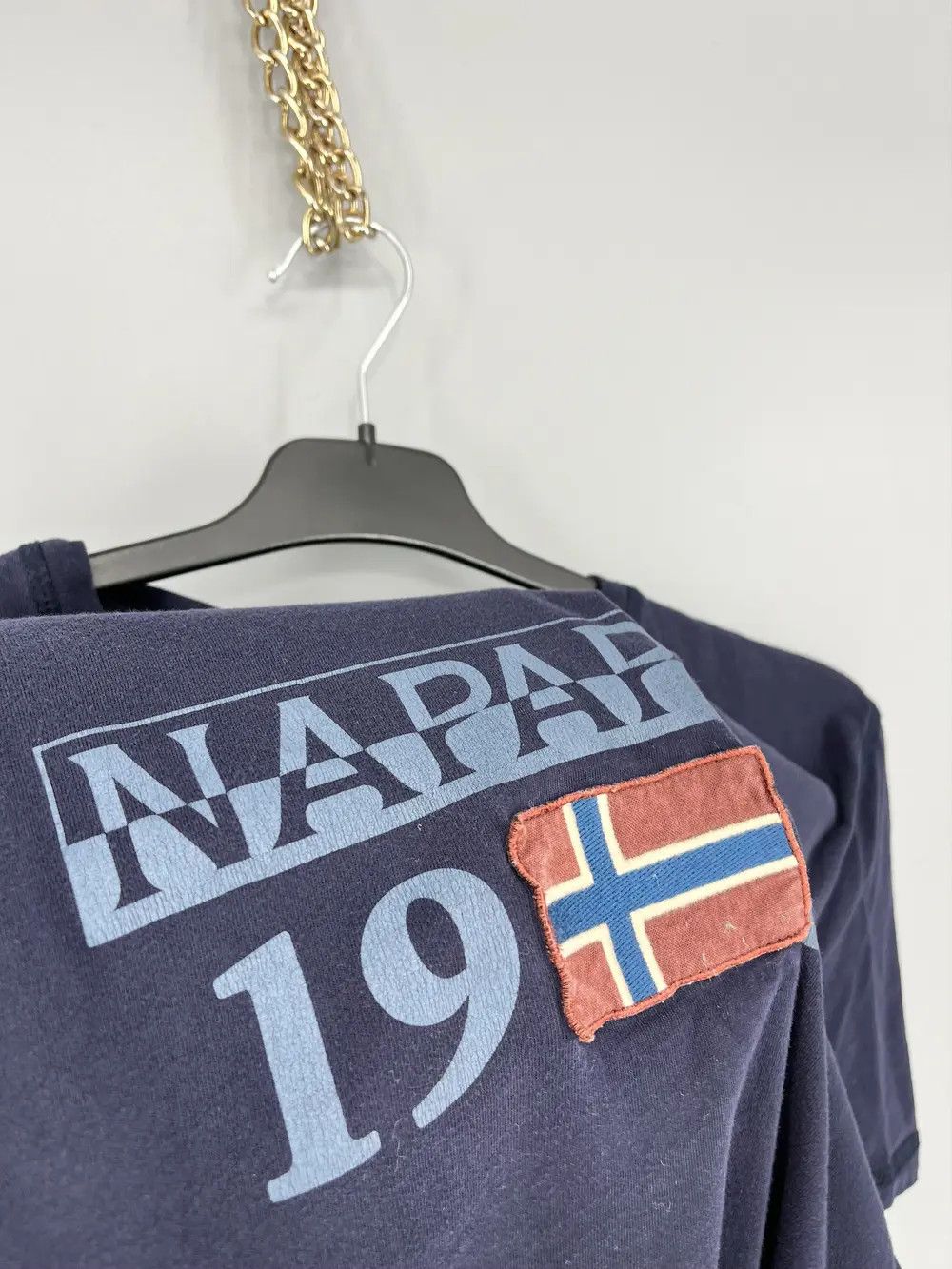 Vintage Vintage Napapijri Geographic Designer Fashion Style Shirt Size US L / EU 52-54 / 3 - 8 Thumbnail
