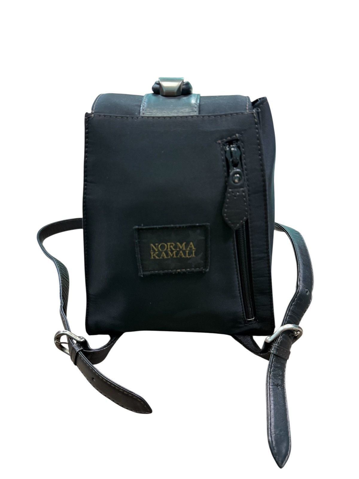 Norma Kamali VINTAGE NORMA KAMALI MINI BACKPACK Size ONE SIZE - 10 Thumbnail
